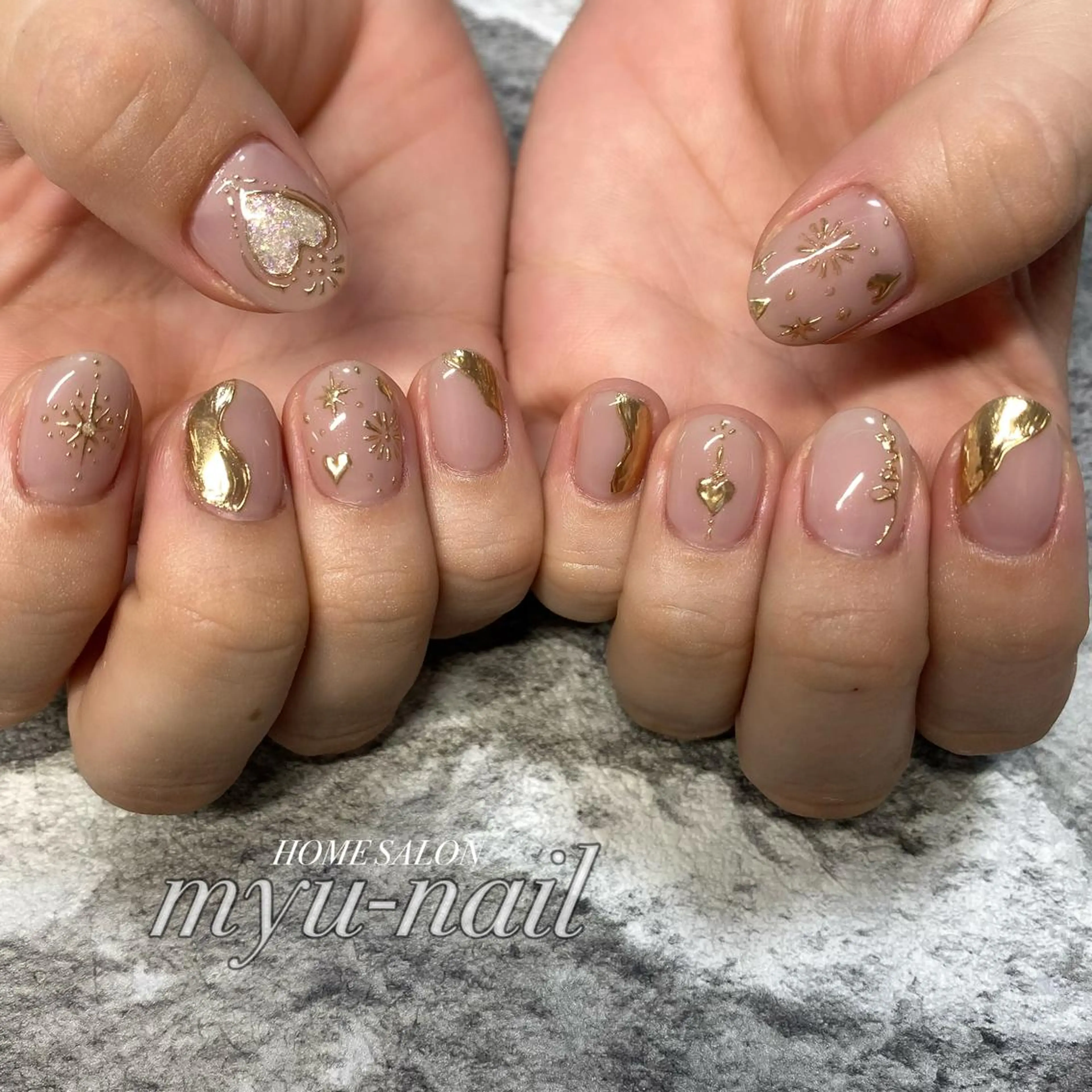 ネイル ホームサロン myu-nailのネイルデザイン