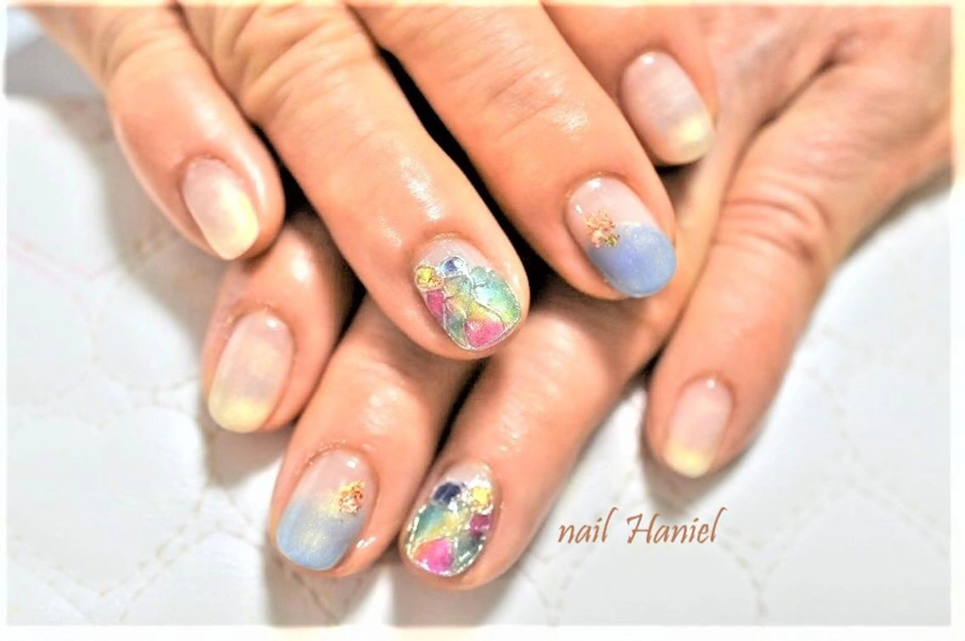 ネイル フットネイル ジェルネイル ハロウィン nail Haniel所属・半蔵門サロンハニエル 魅神 ちよのネイルデザイン