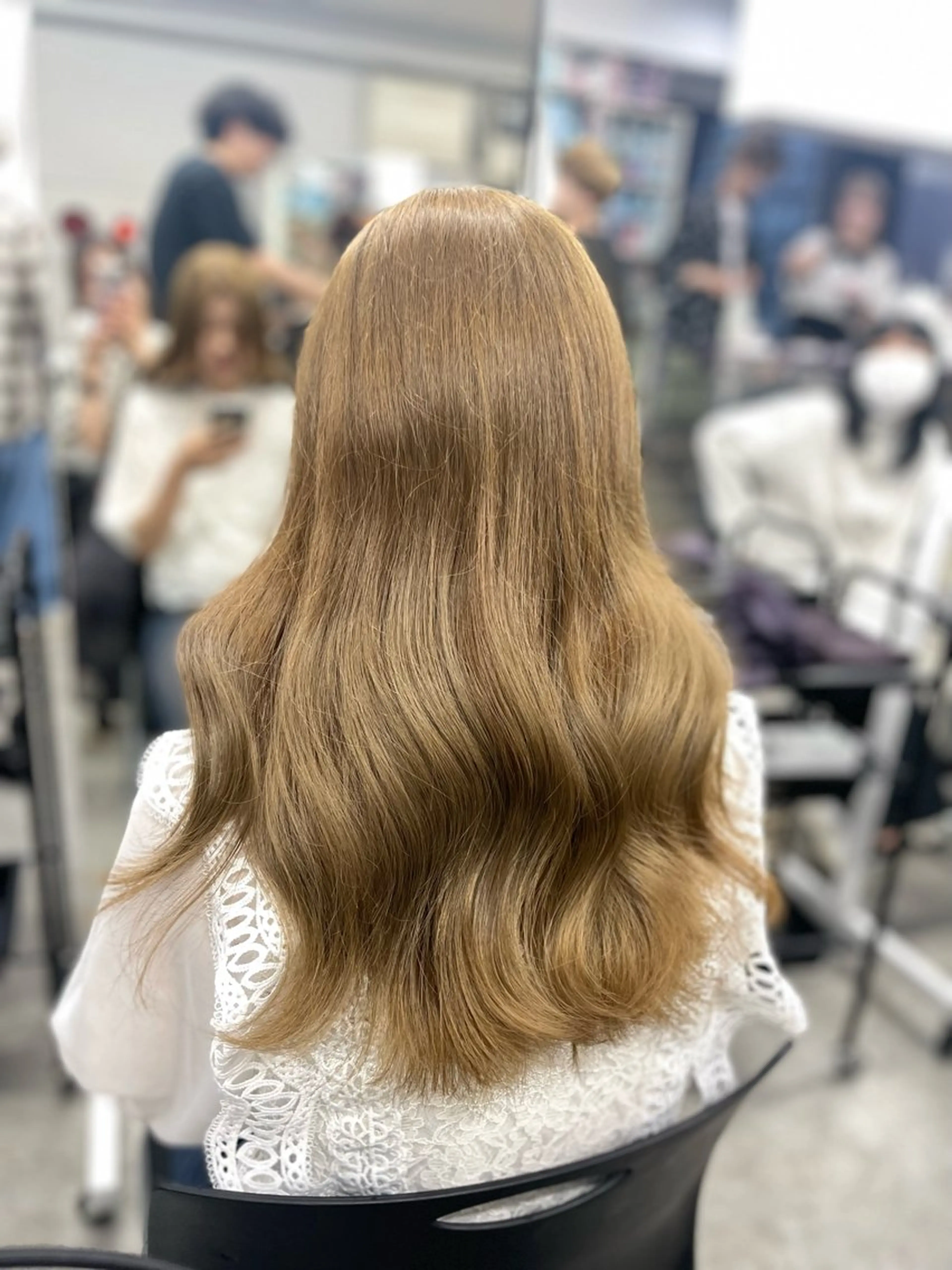 ミディアム カラー パーマ ヘアアレンジ メンズ キッズ ネイル マツエク・マツパ アイブロウ ♥️韓国ヘア レイヤー♥️ゆりのヘアスタイル