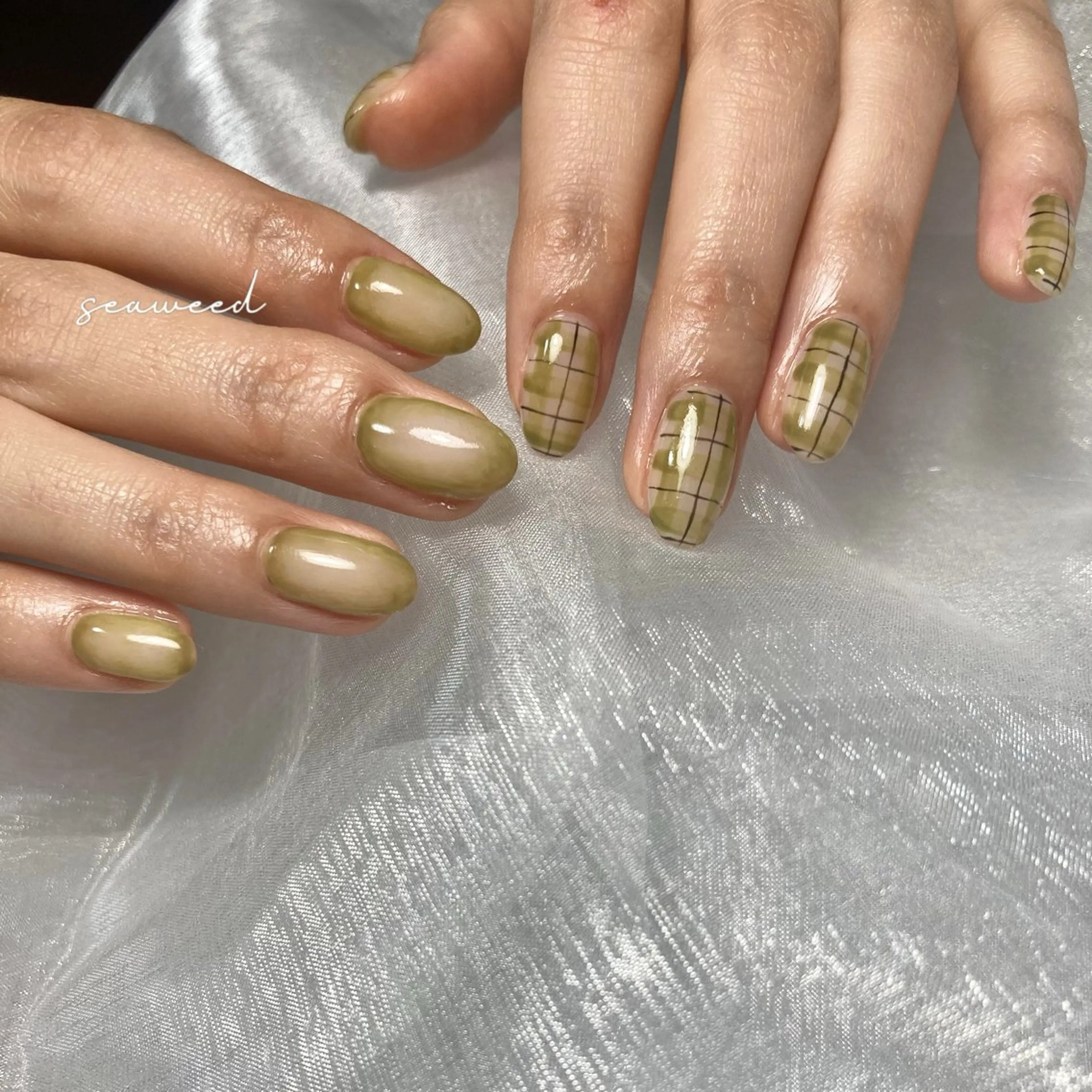 ネイル ハンドネイル seaweed nailのネイルデザイン