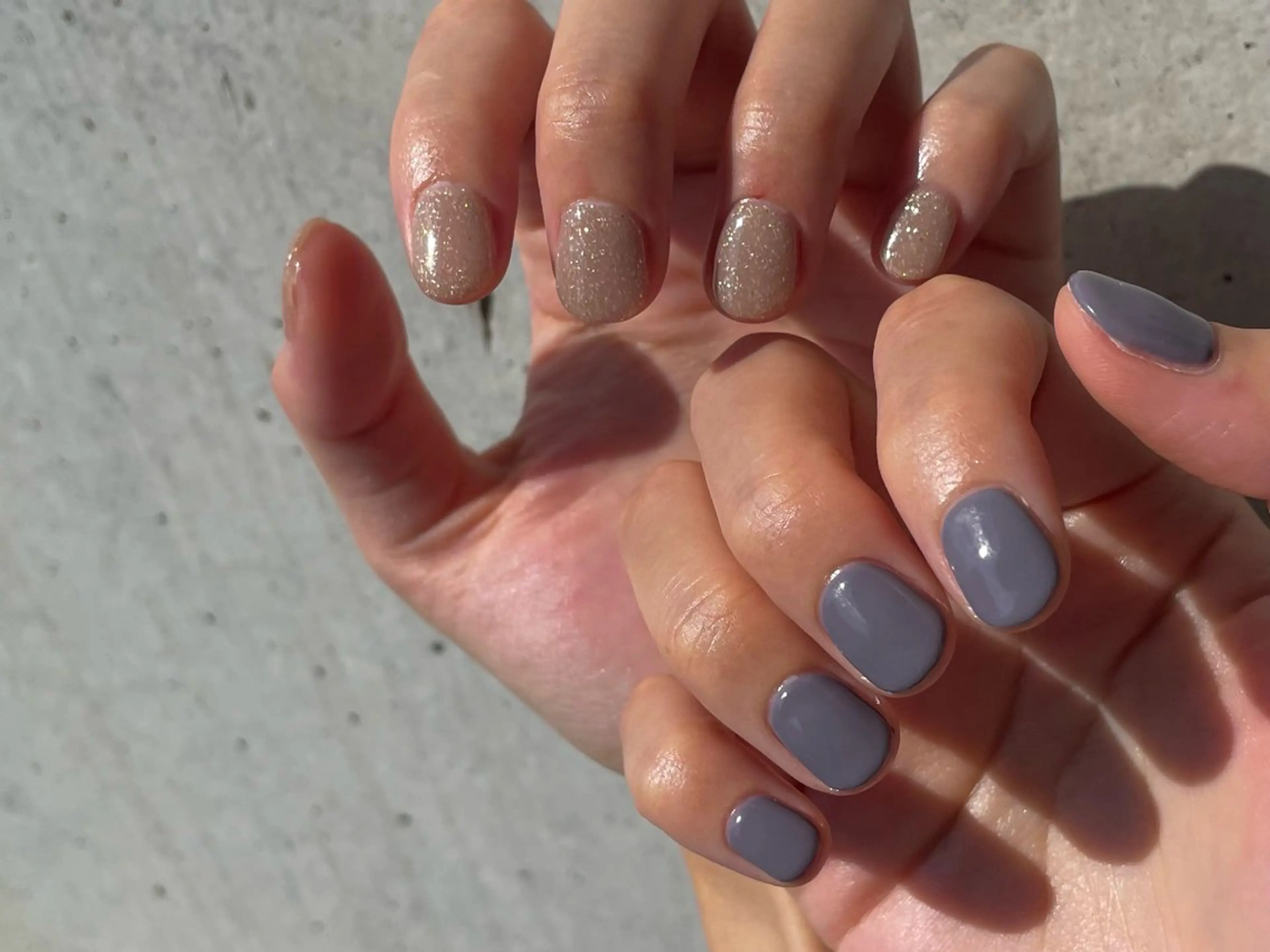 ネイル キラキラネイル ニュアンスネイル ワンカラーネイル シンプルネイル MARU NAIL nanokaのネイルデザイン