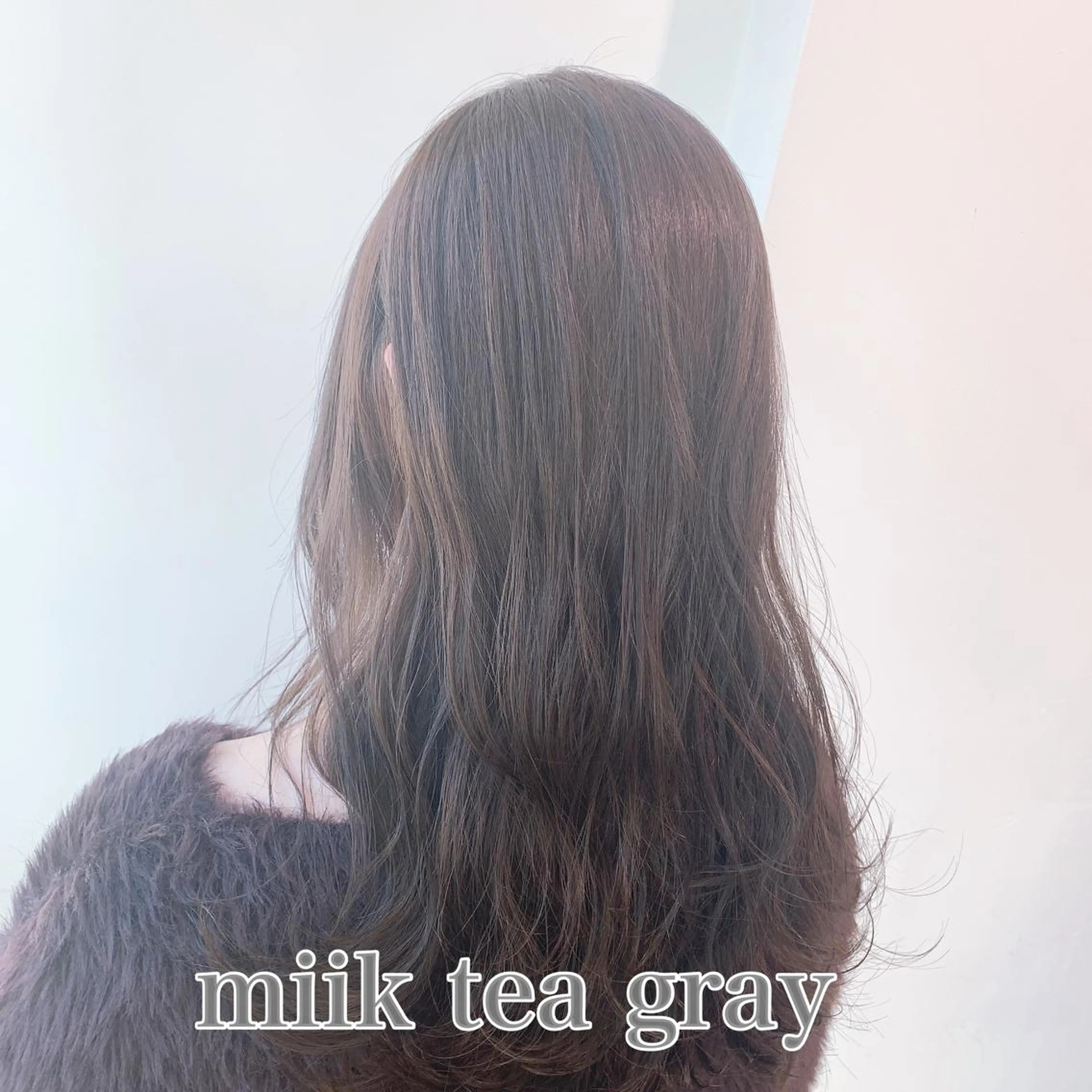 セミロング カラー パーマ ヘアアレンジ 🩶透髪×モテ髪🩶 池袋SHE🏹🩶のヘアスタイル