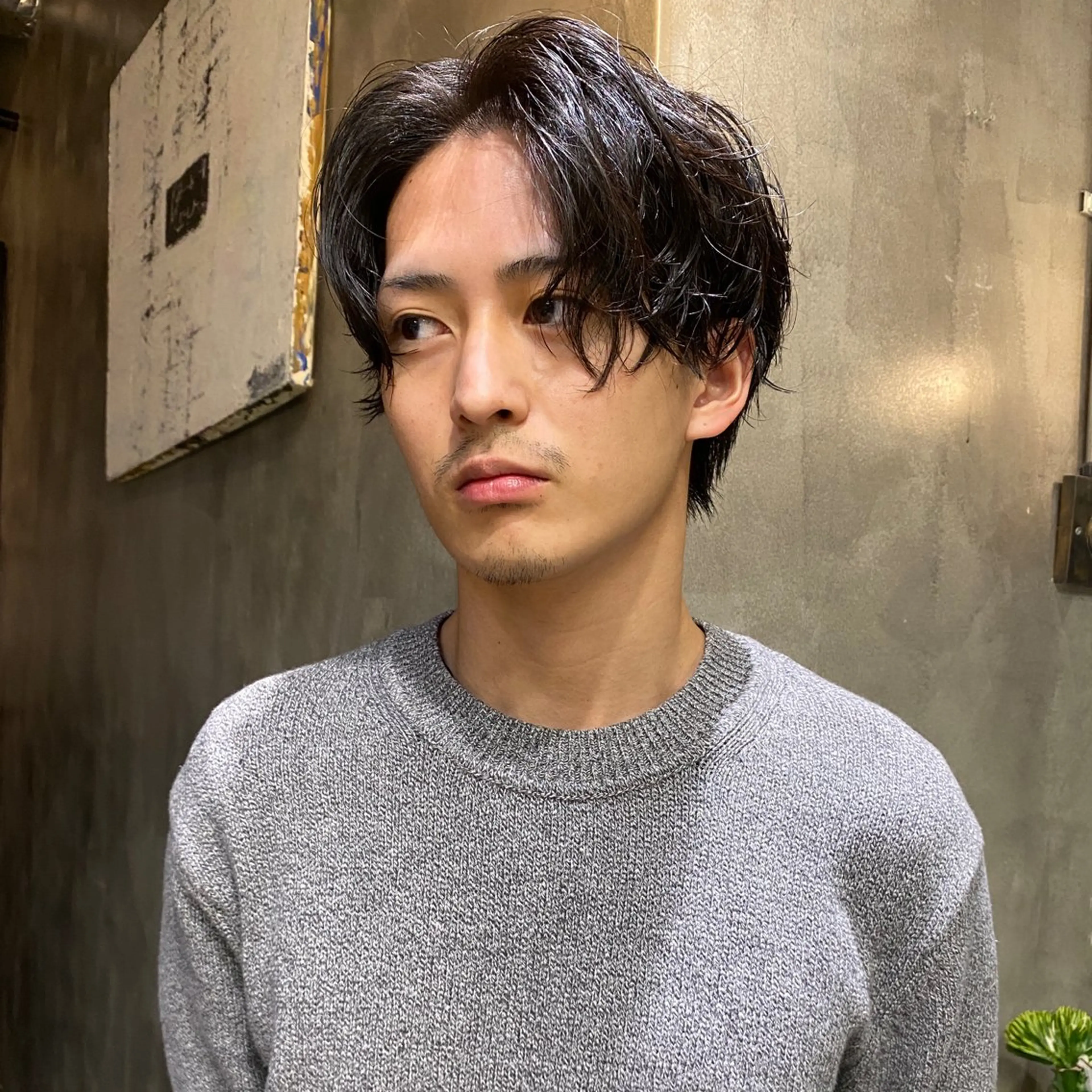 ショート パーマ メンズ メンズパーマ ニュアンスパーマ カット パーマ トリートメント ◽️モードヘア◽️ SHOUTOのヘアスタイル