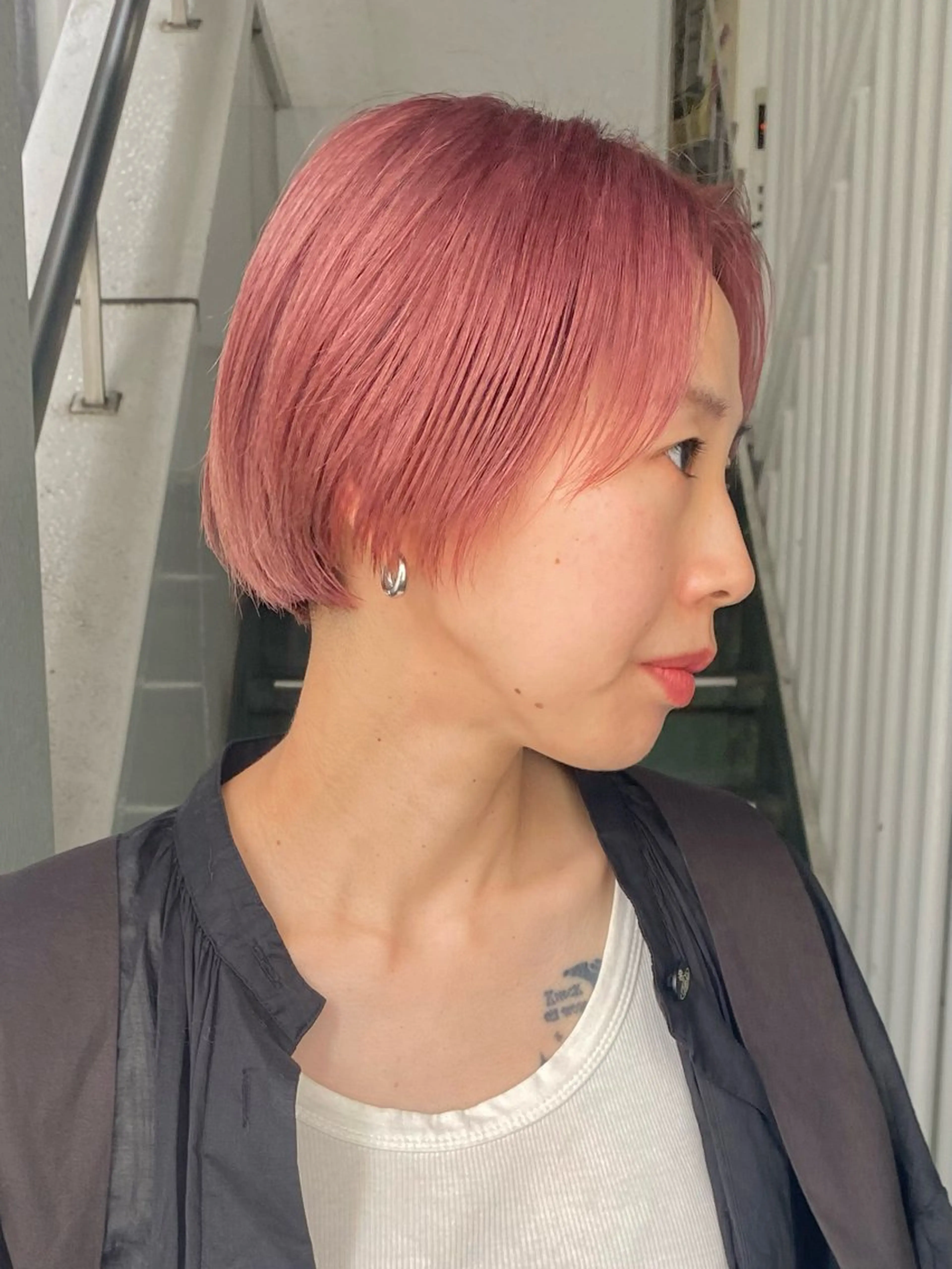 ショート カラー yiye 青山所属・無料カットモデル募集 🌱ひょうがのヘアスタイル