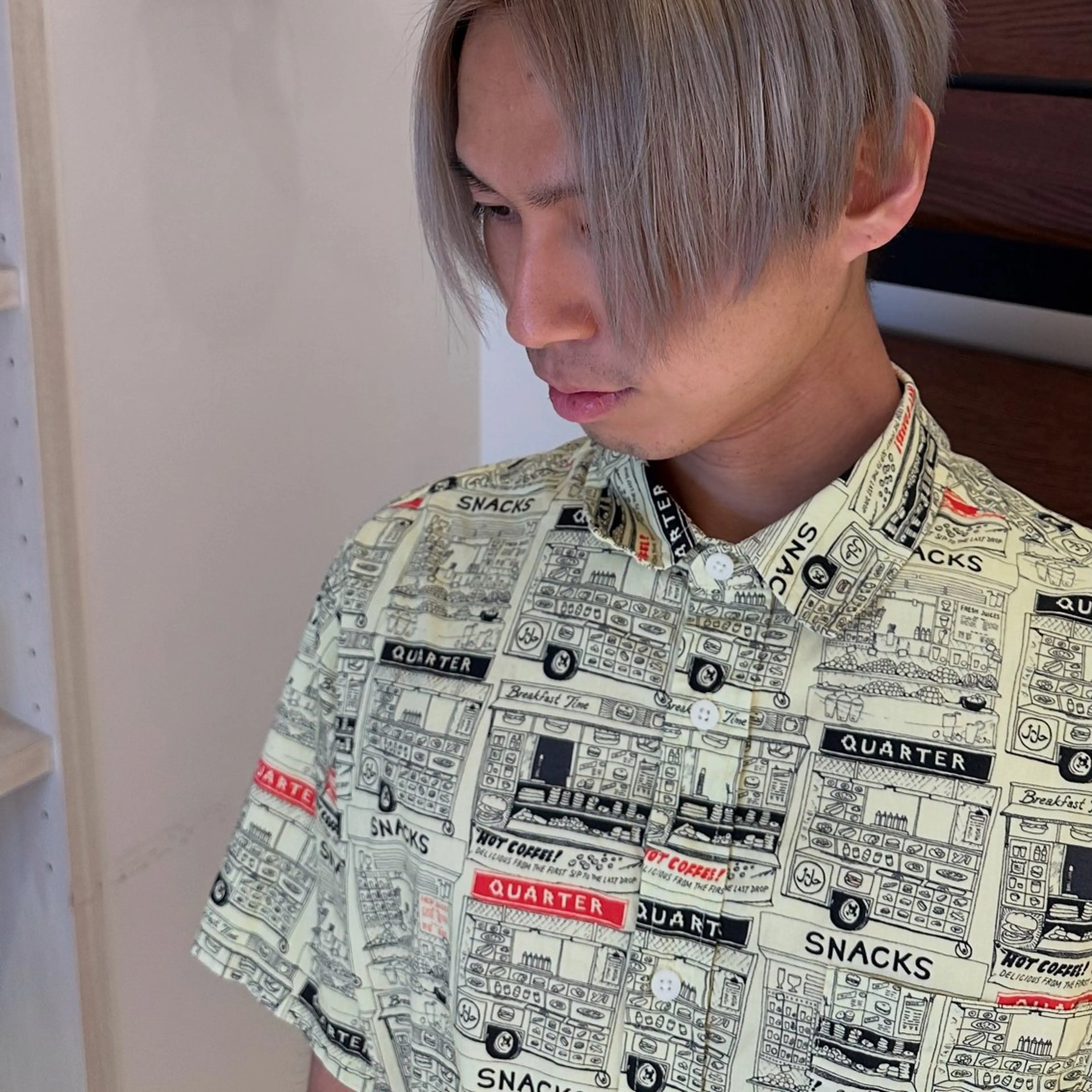 【メンズ限定】ブリーチ＋ワンカラーの写真
