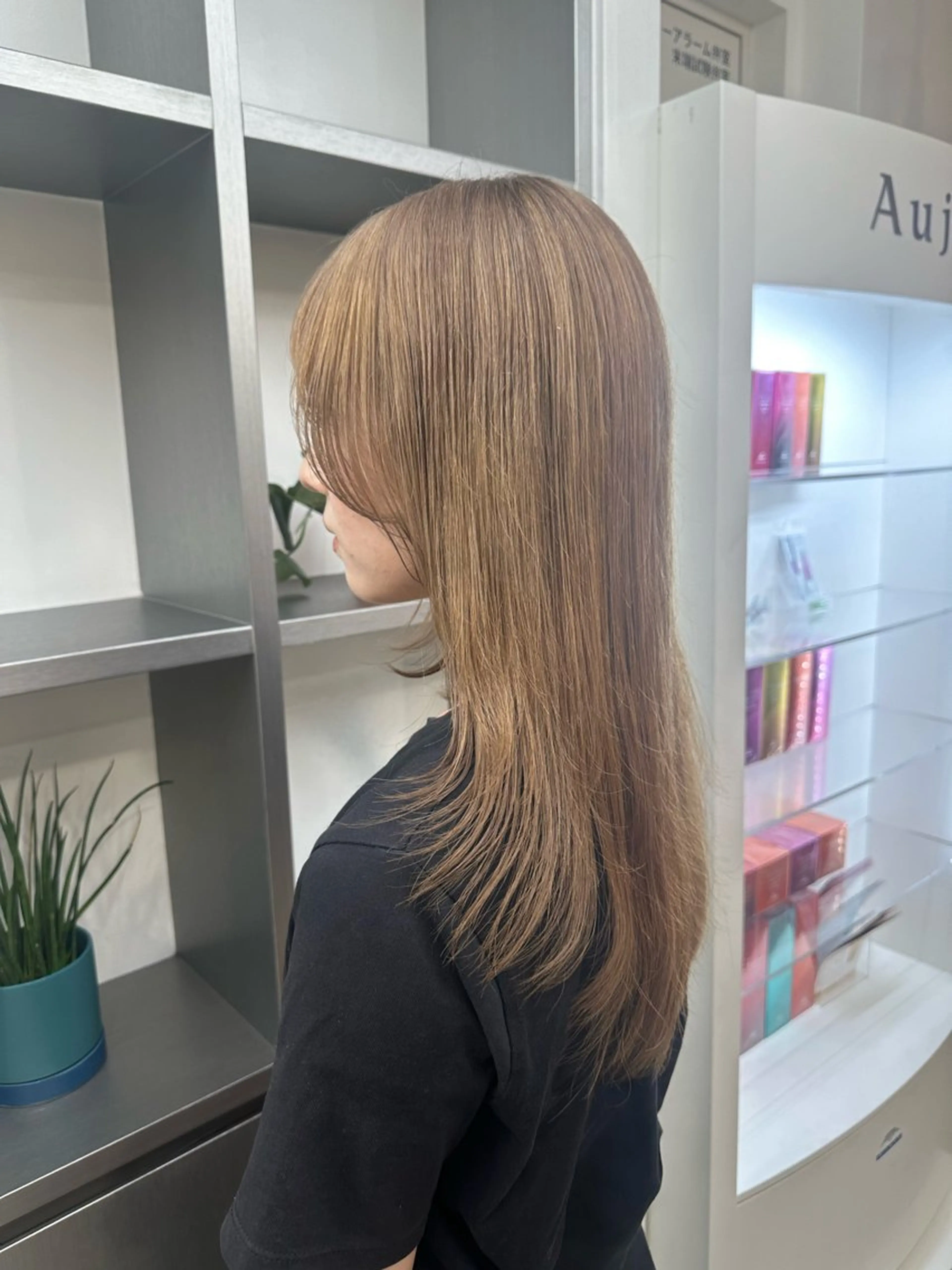 ロング カラー パーマ ヘアアレンジ 暖色💖ツヤ髪💖 masae🌼のヘアスタイル