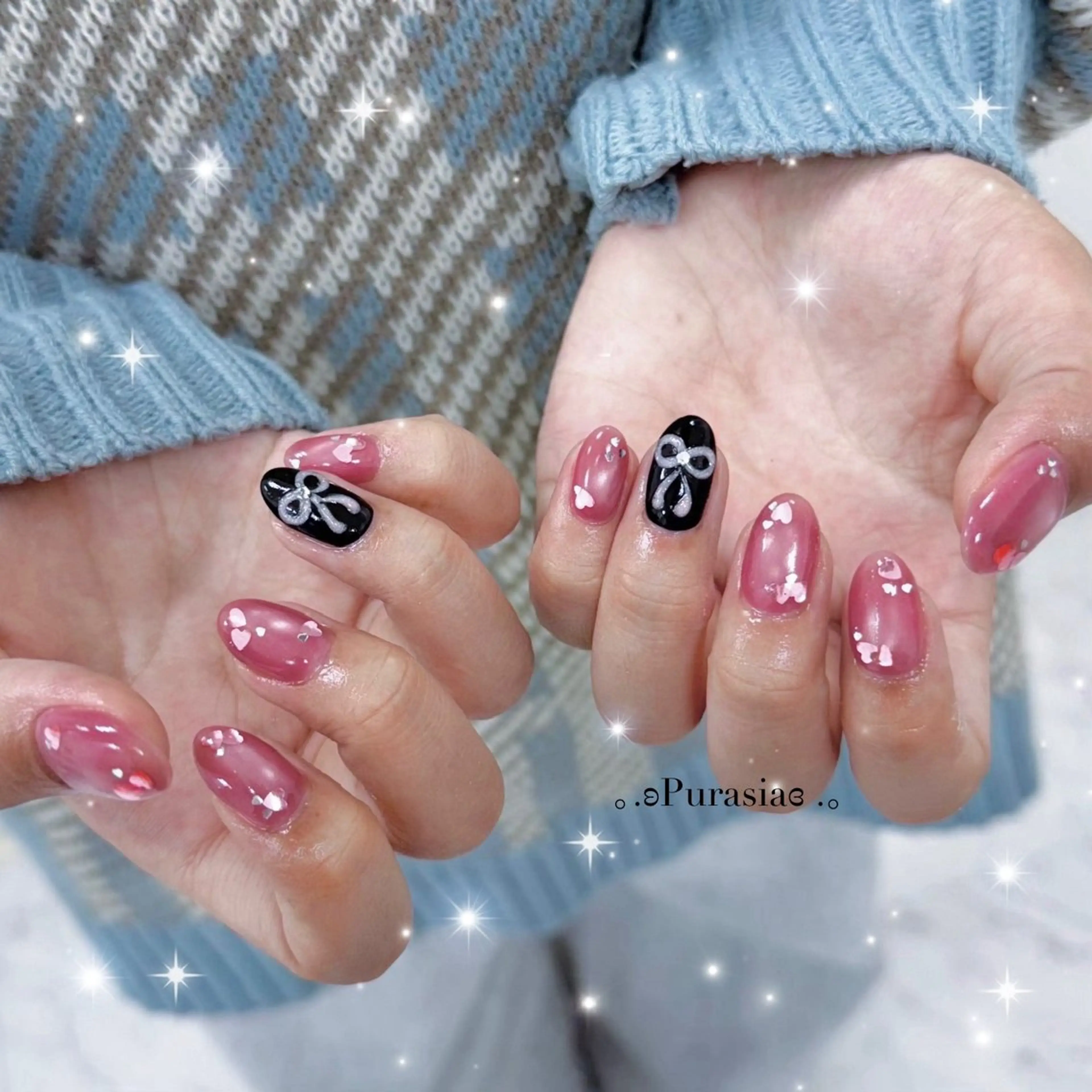 ネイル ハンドネイル Purasia高橋 シンプル~地雷系も◎のネイルデザイン