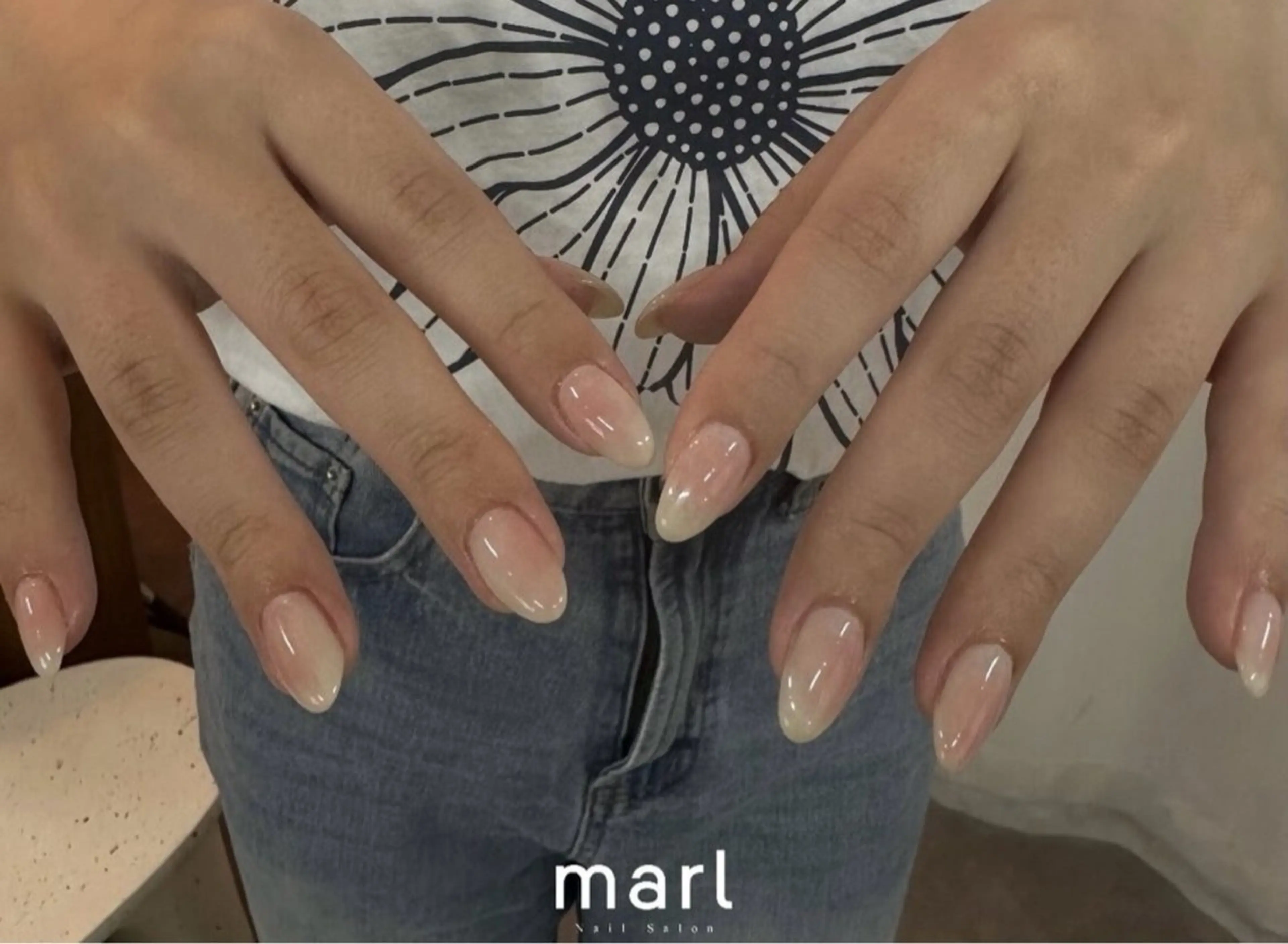 ミディアム カラー ハンドネイル marl -Msisnailsaon-西宮北口店【マール】所属・nailsalon marl yukiのネイルデザイン
