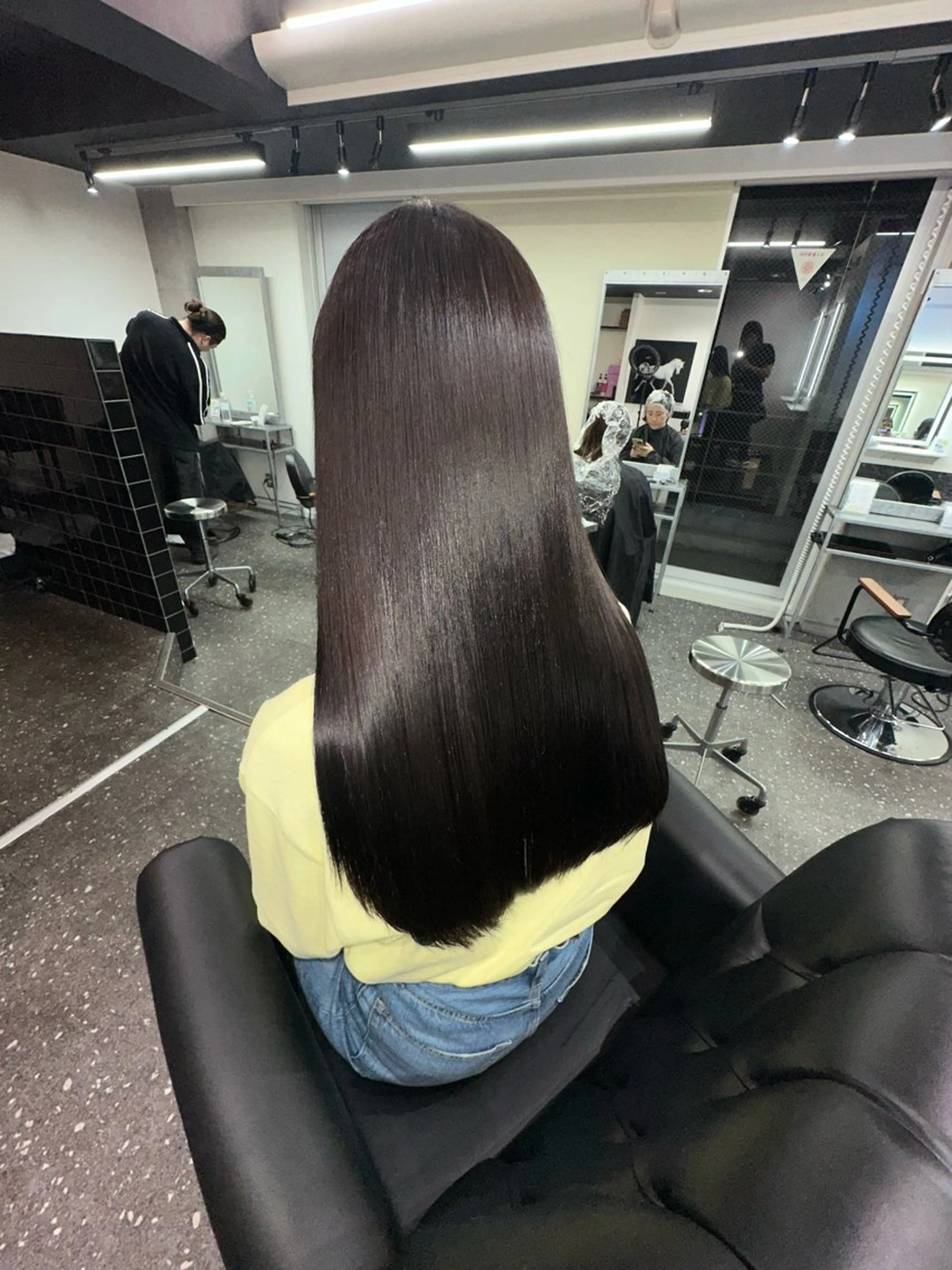 ロング パーマ カット 縮毛矯正 トリートメント 髪質改善⭐️縮毛矯正 吉祥寺⭐️Rinaのヘアスタイル