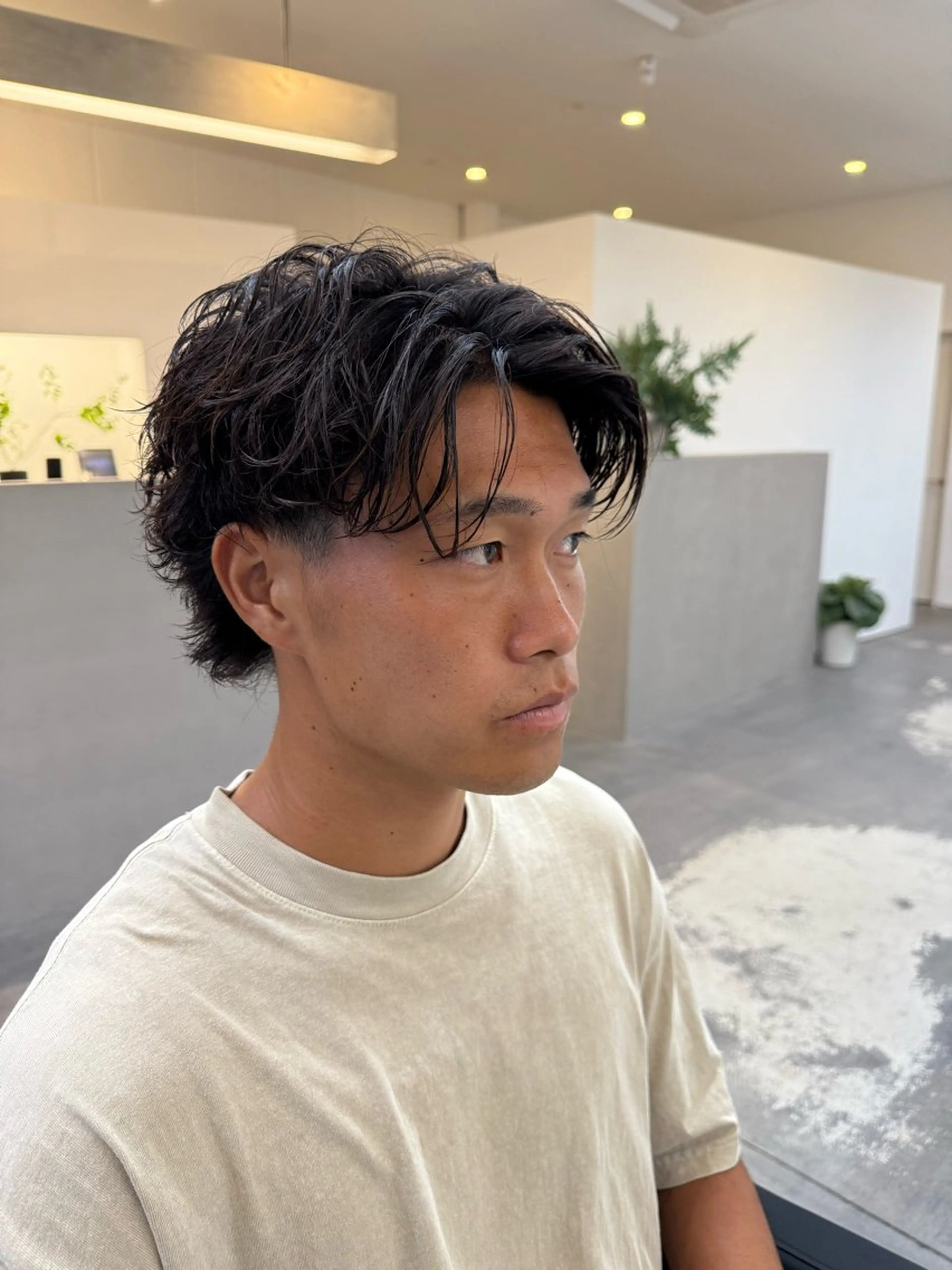 ショート ボブ 韓国風ヘア ショートヘア ウルフカット カット パーマ 古賀 雄大のヘアスタイル