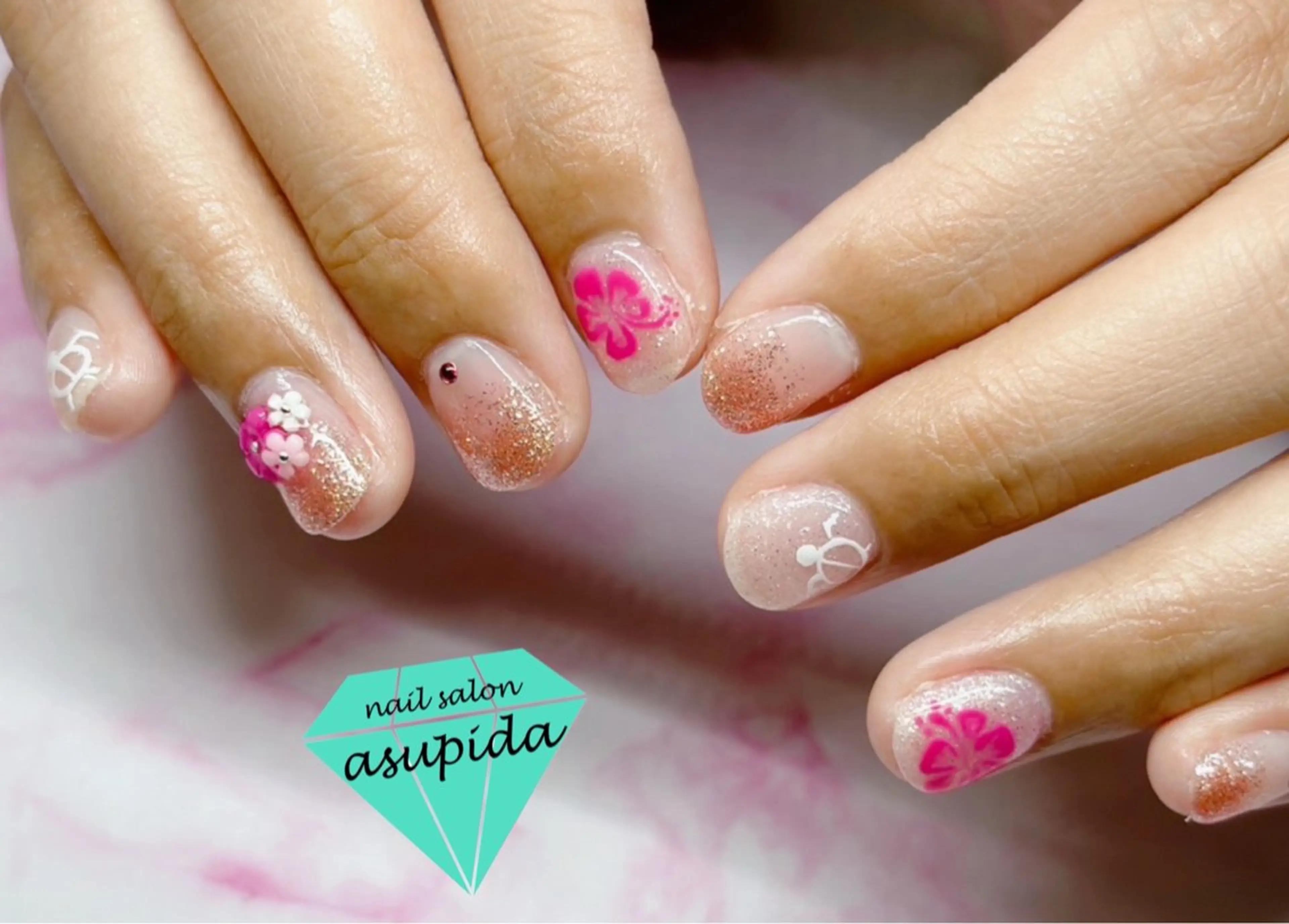 ネイル ハンドネイル nailsalon asupida所属・nail salon asupidaのネイルデザイン