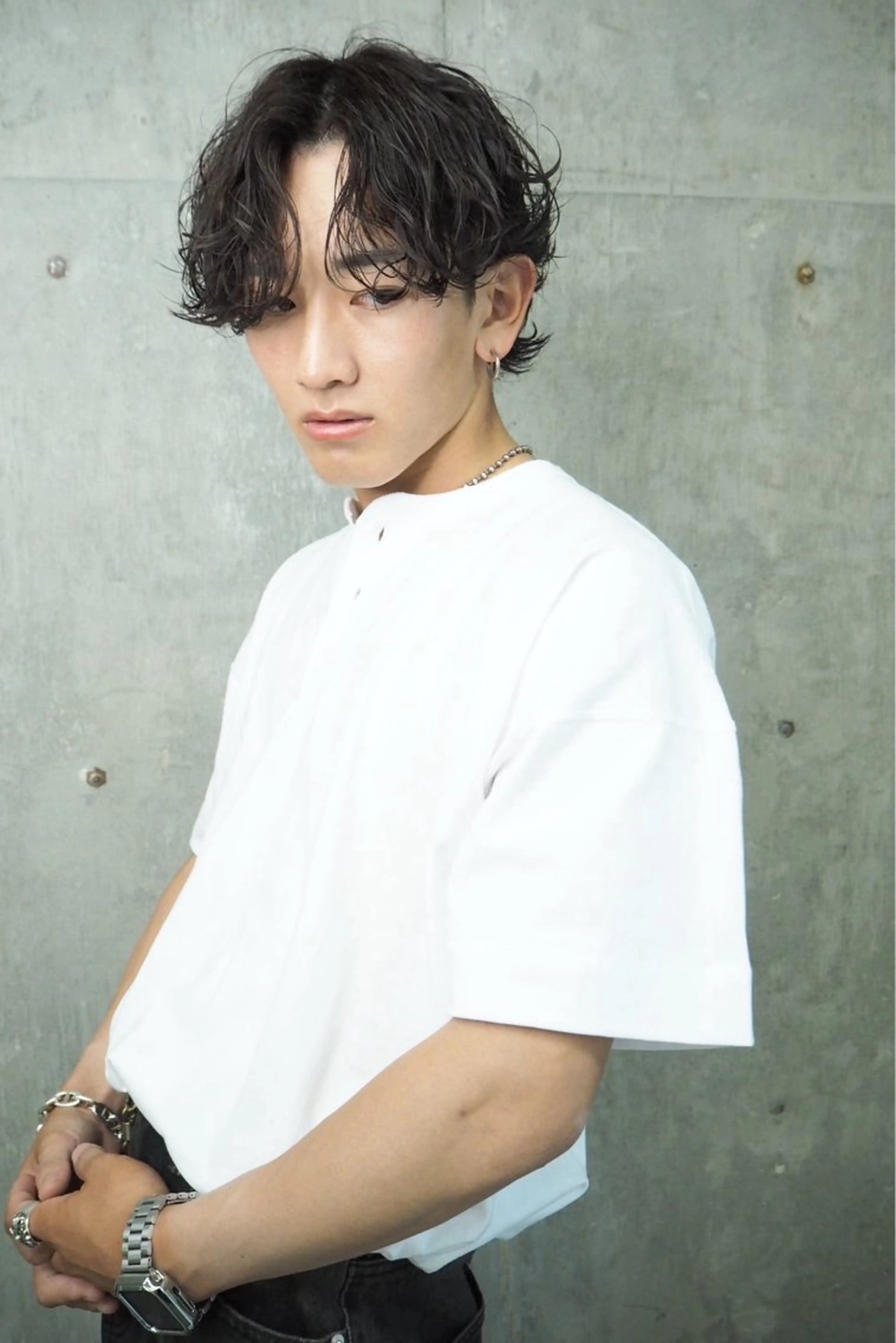 パーマ メンズ メンズパーマ 波巻きパーマ 野呂 栄葵 /メンズパーマのヘアスタイル