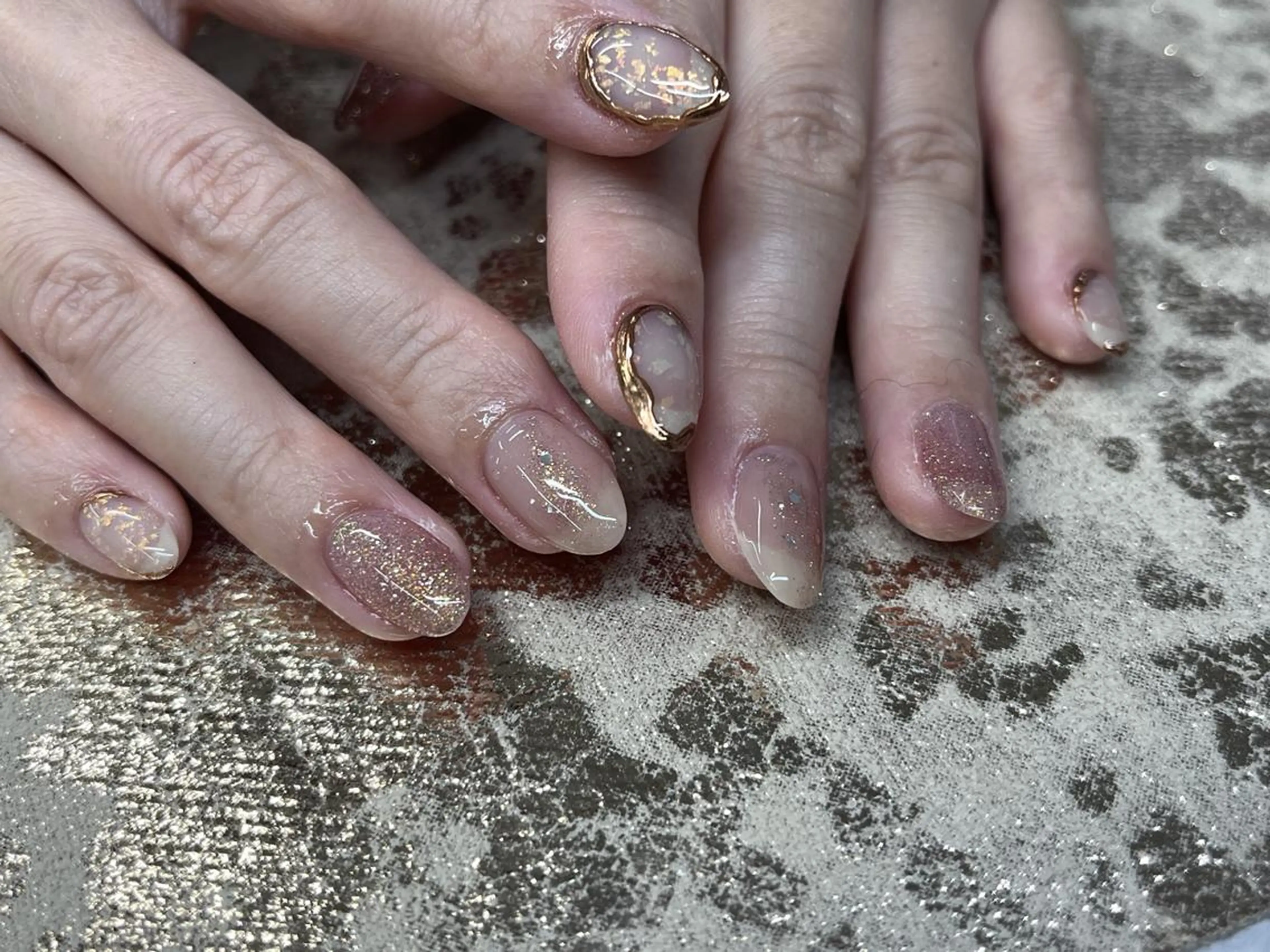 ネイル ニュアンスネイル ハンドネイル ベターネイル 浅草橋のネイルデザイン