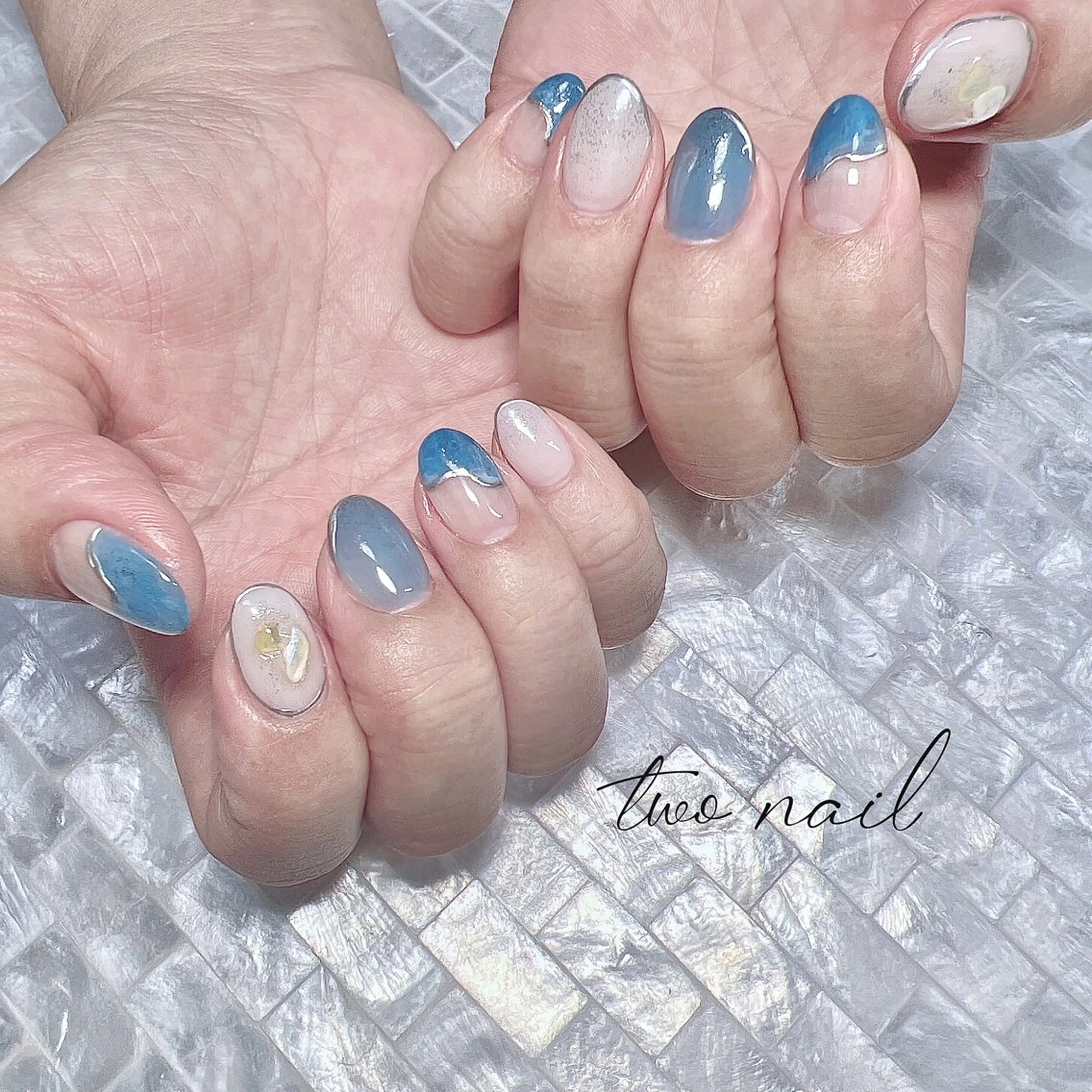 ネイル アートネイル フットネイル ハート ニュアンスネイル オフィスネイル ハンドネイル two nailのネイルデザイン