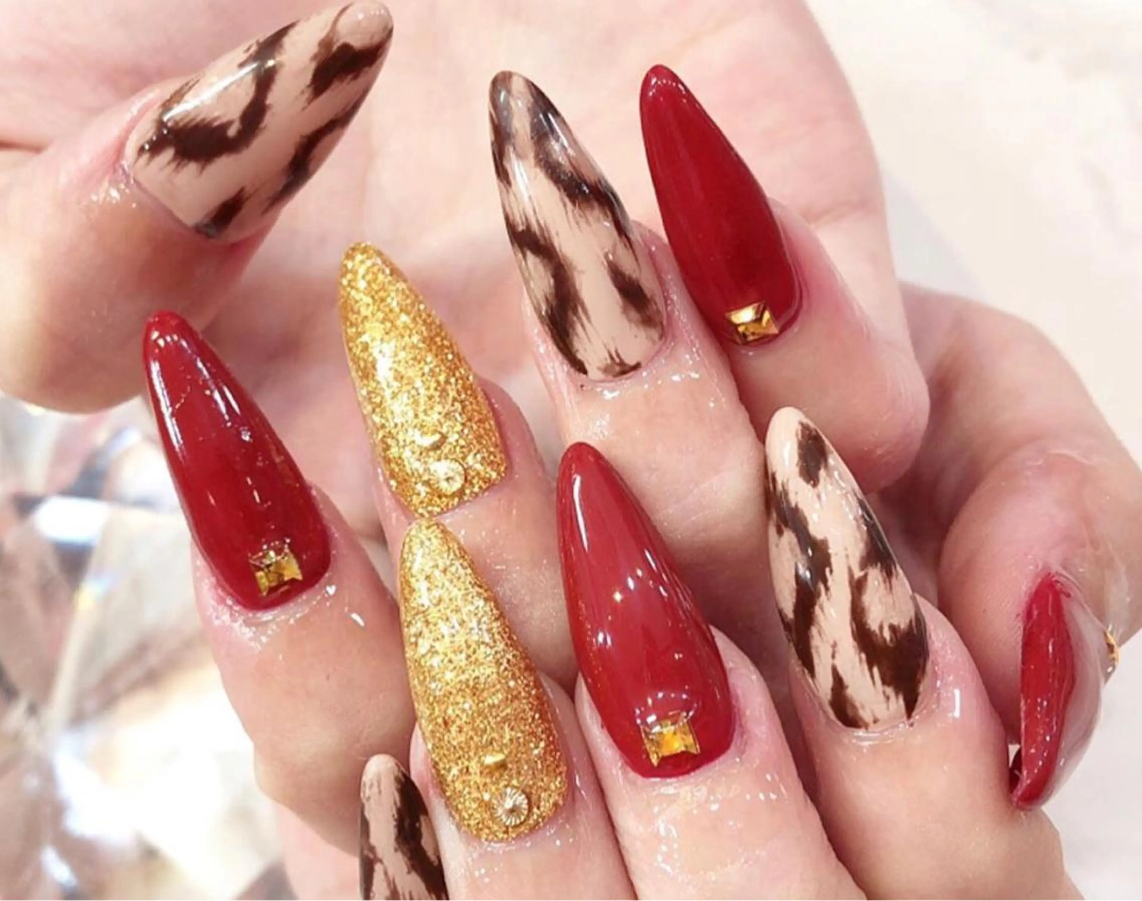 ロング カラー メンズ キッズ ネイル NAILSGOGO shibuyaのネイルデザイン