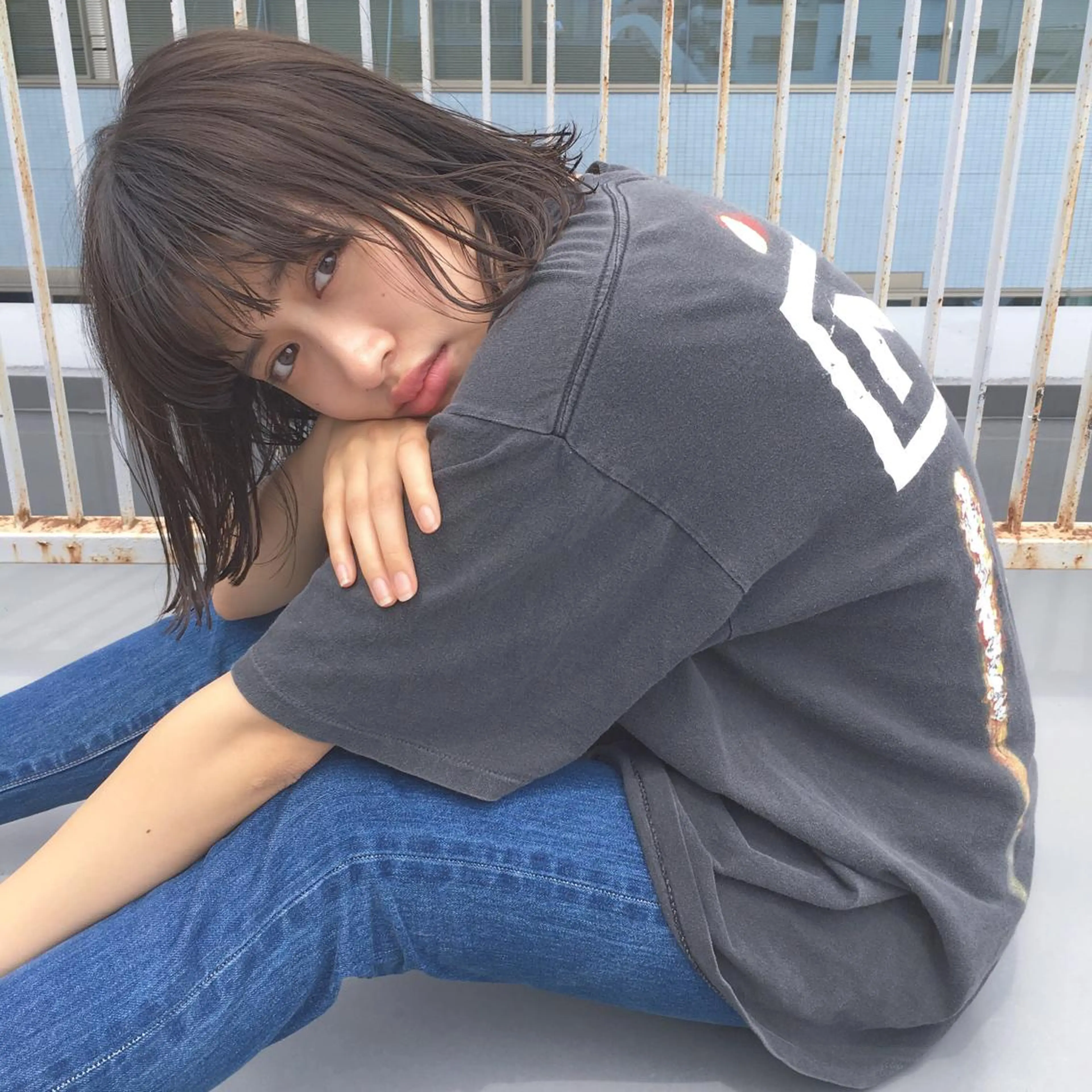 ショート ミディアム セミロング ロング カラー ヘアアレンジ アッシュ 外国人風カラー レイヤーカット BLend 渋谷のヘアスタイル