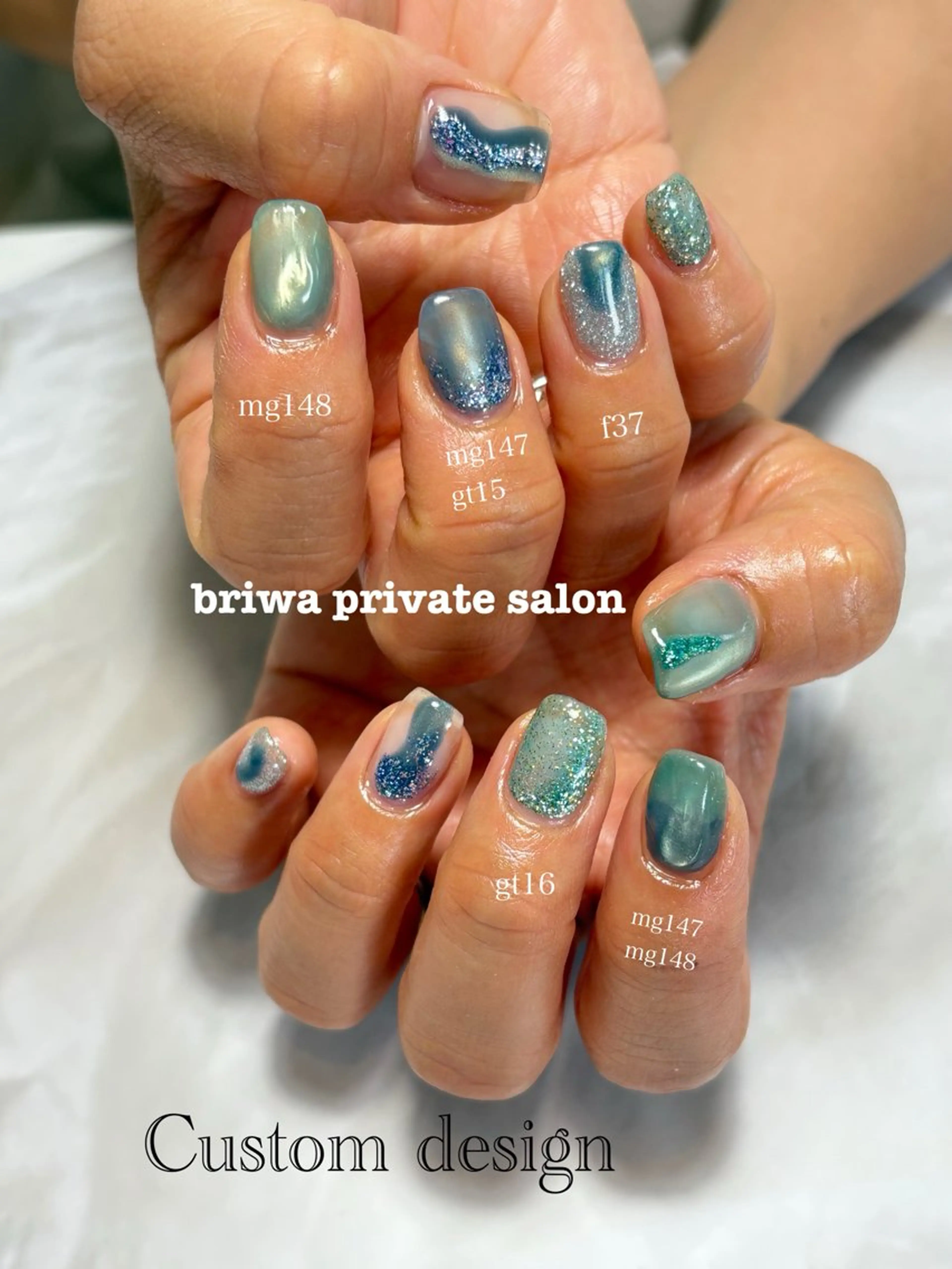 ネイル ハンドネイル Briwa✨nail 💅enoi ❤︎のネイルデザイン