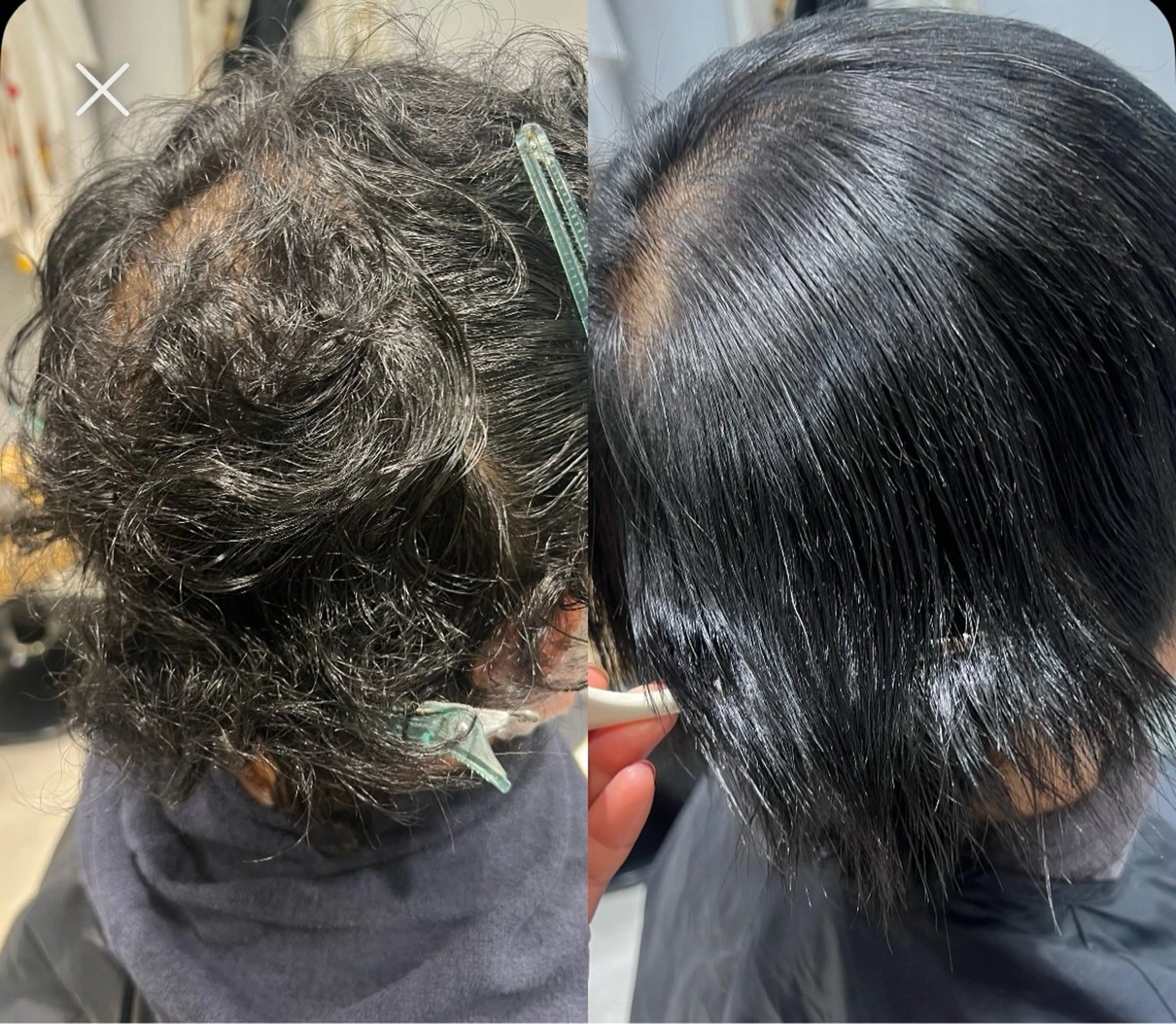 シミズ リホのヘアスタイル