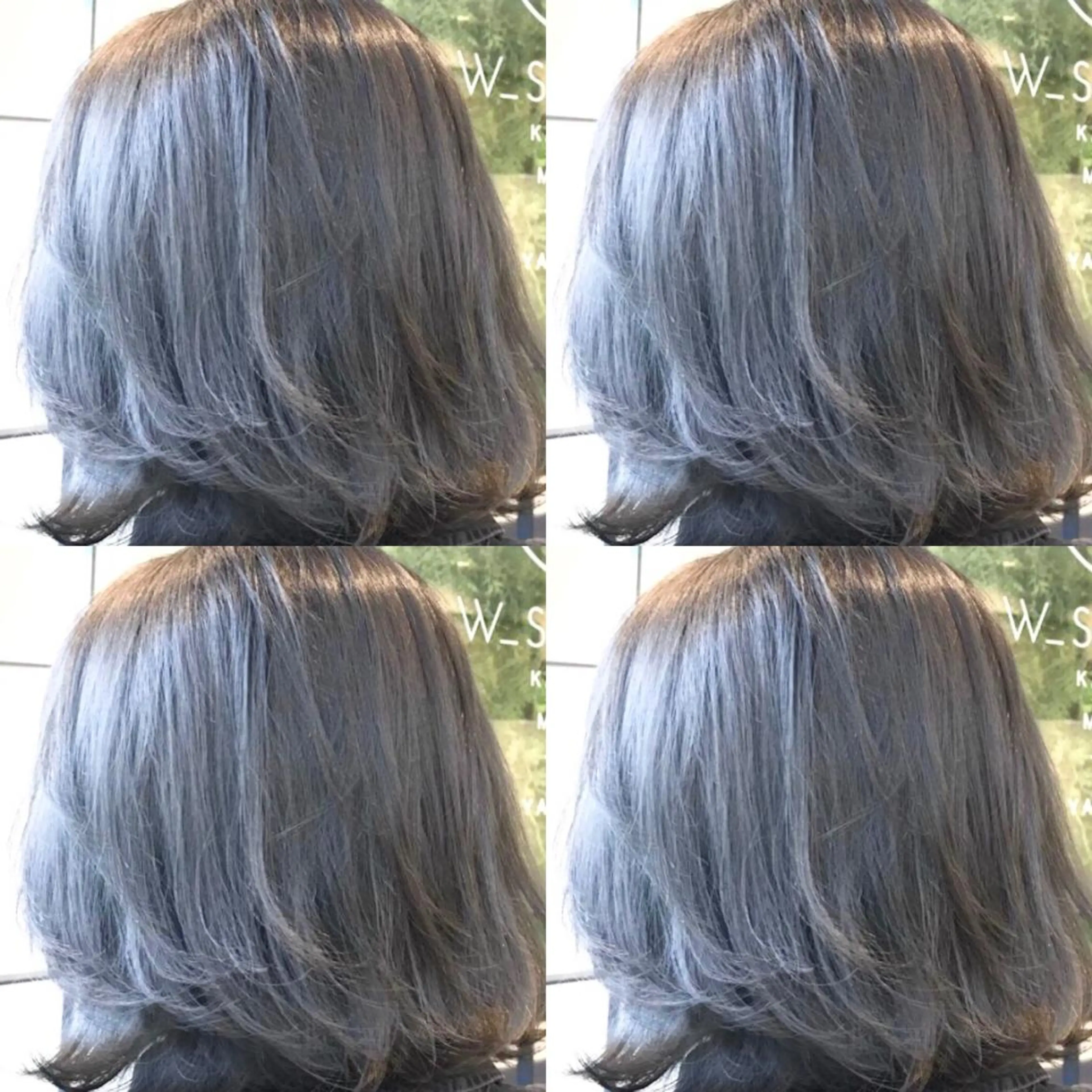 ミディアム カラー ヘアカラー Hanna by W_SALONのヘアスタイル