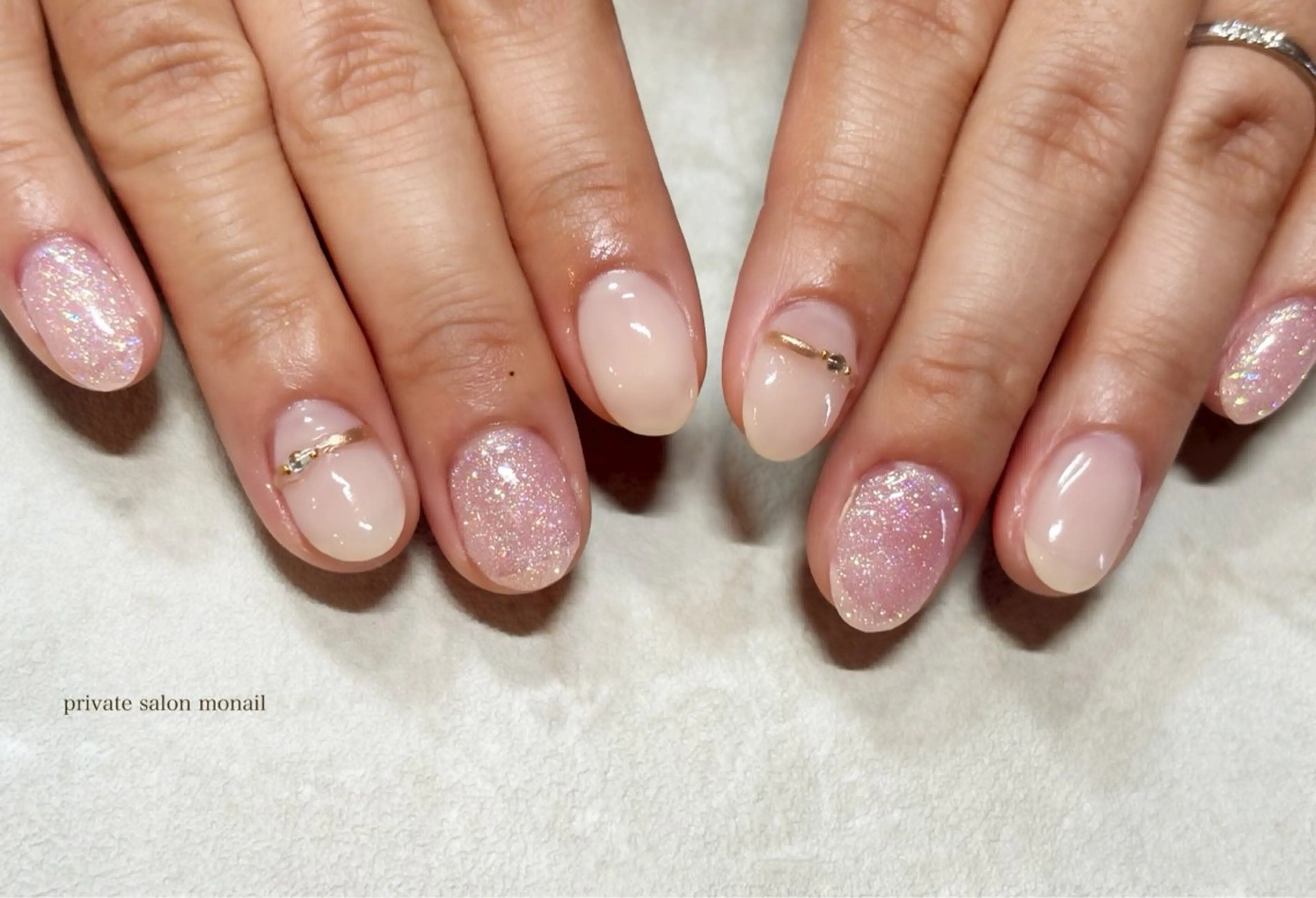 ネイル 持ち込み ハンドネイル private  nail monail所属・nail salon monailのネイルデザイン
