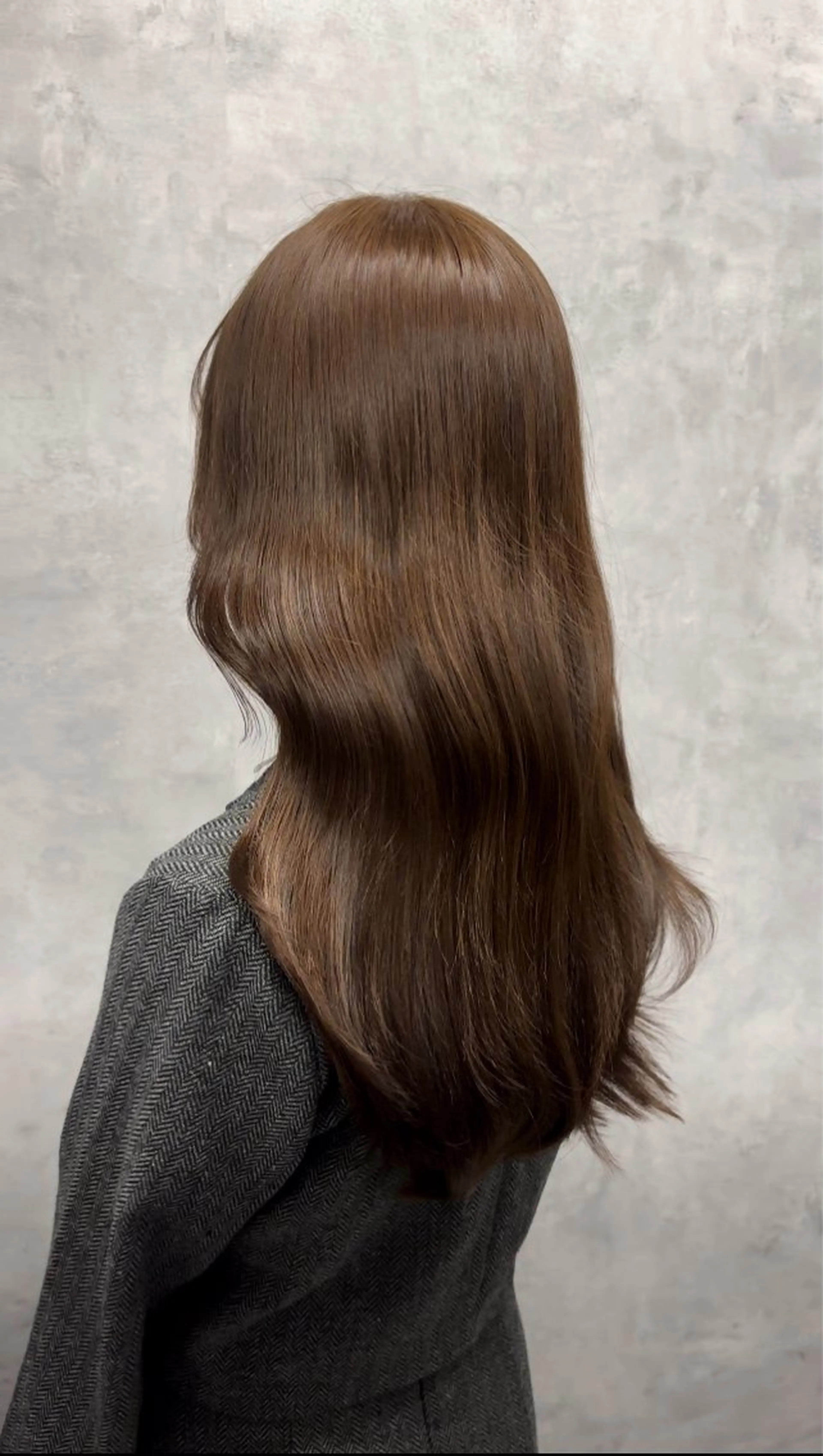 セミロング カット ヘアカラー トリートメント NUMBER 天王寺YUYAのヘアスタイル