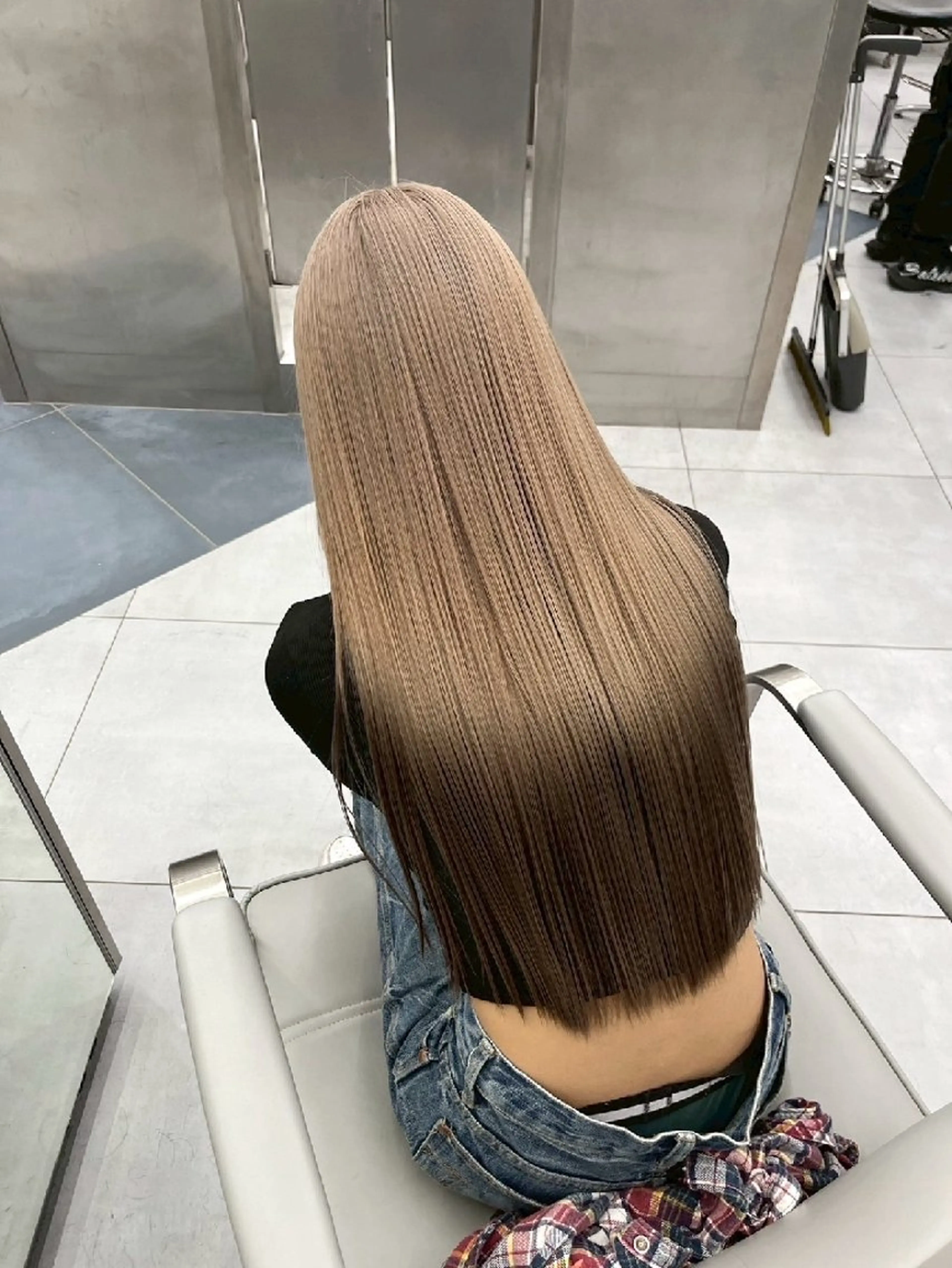 ロング カラー デザインカラー ‪✝︎カラーモデル 募集/フウカ‪✝︎のヘアスタイル