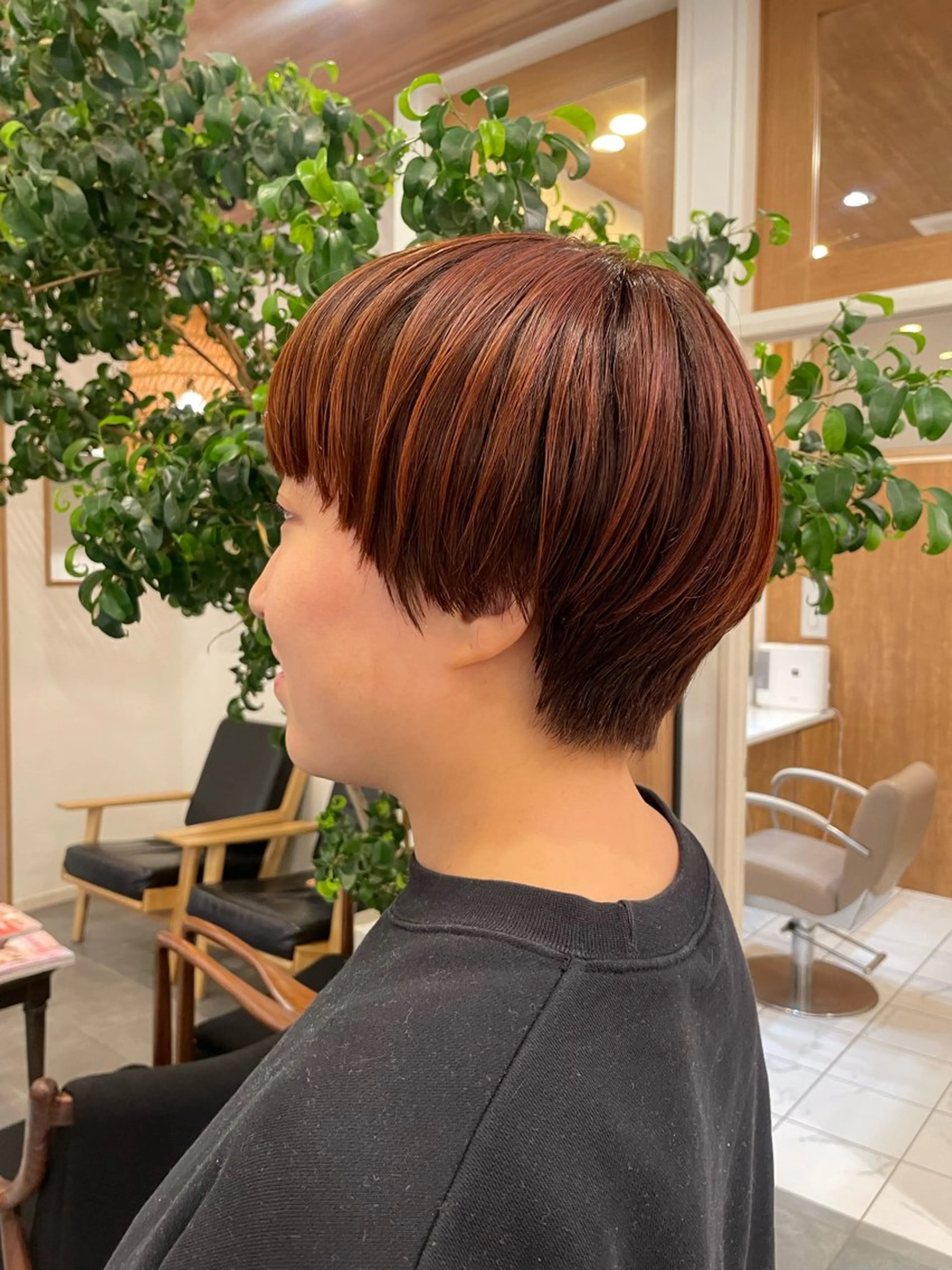 ショート ショートヘア ボブ ホノカのヘアスタイル