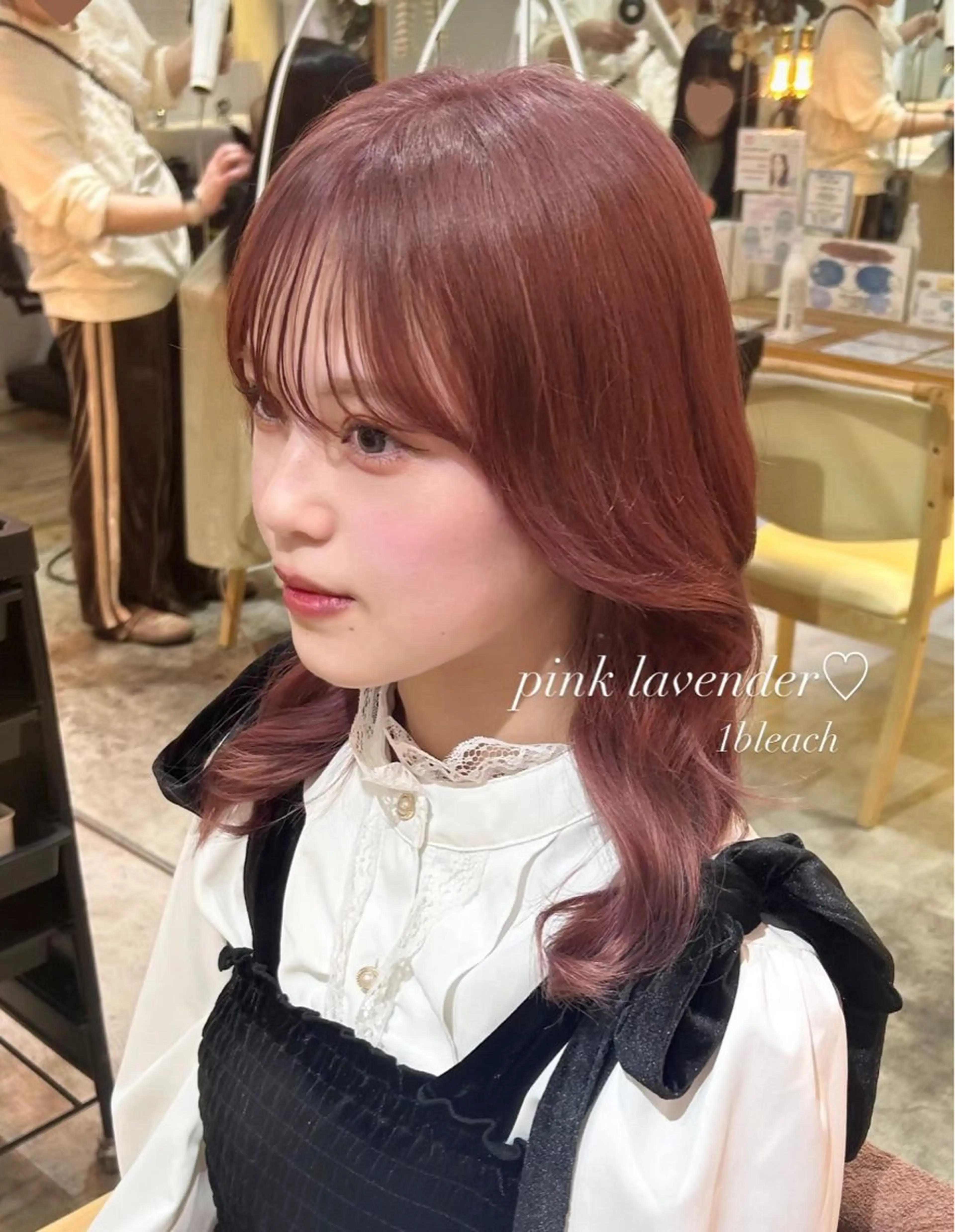 【🩷人気NO.2🩷】カット+ケアブリーチWカラー+本格7stepTR👱🏻‍♀️✨（ブリーチなしWカラーも可）の写真