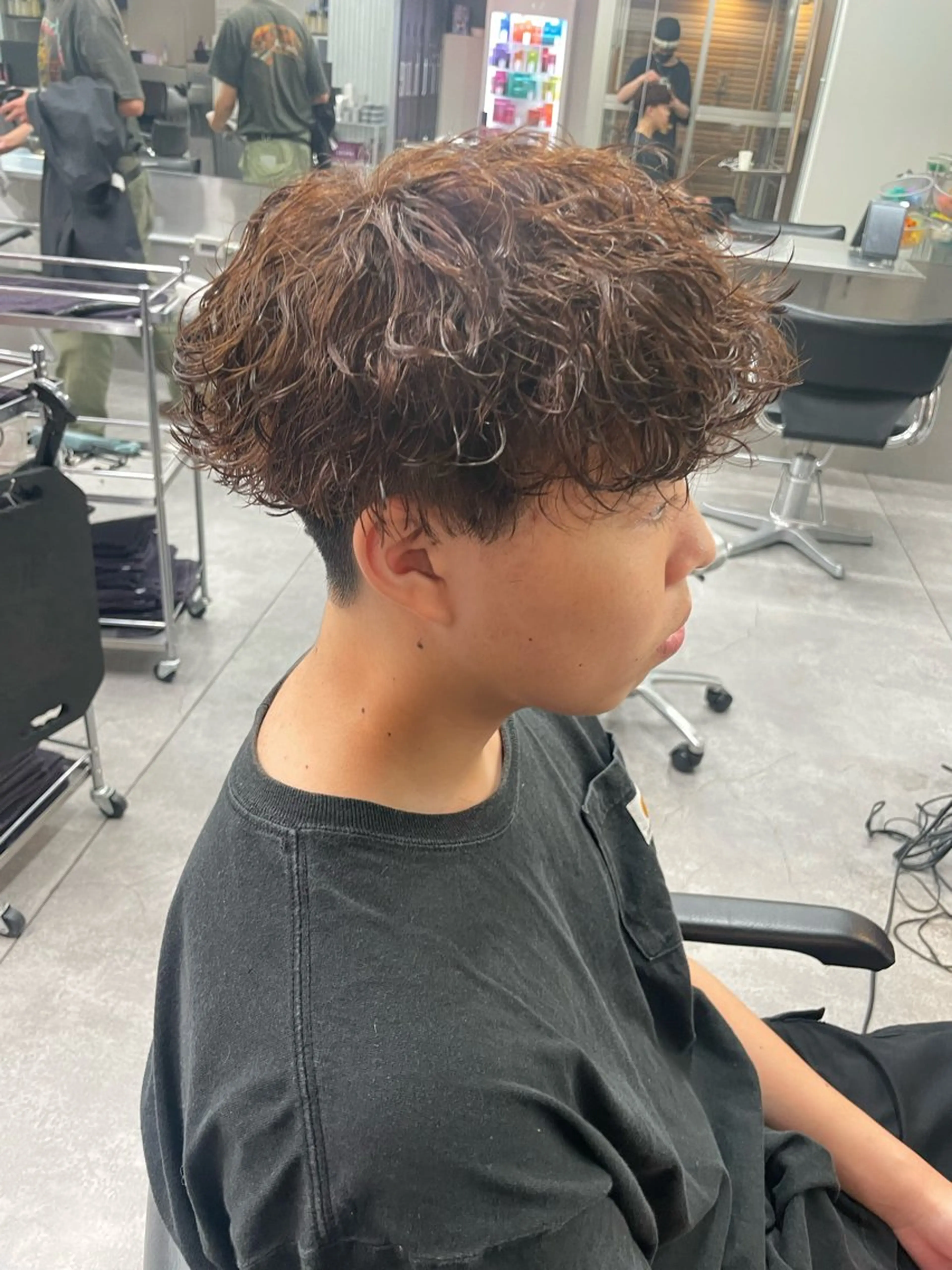 カラー パーマ メンズ カット ヘアカラー パーマ 町田エリアＮｏ．１/ パーマ特化/太田京希のヘアスタイル
