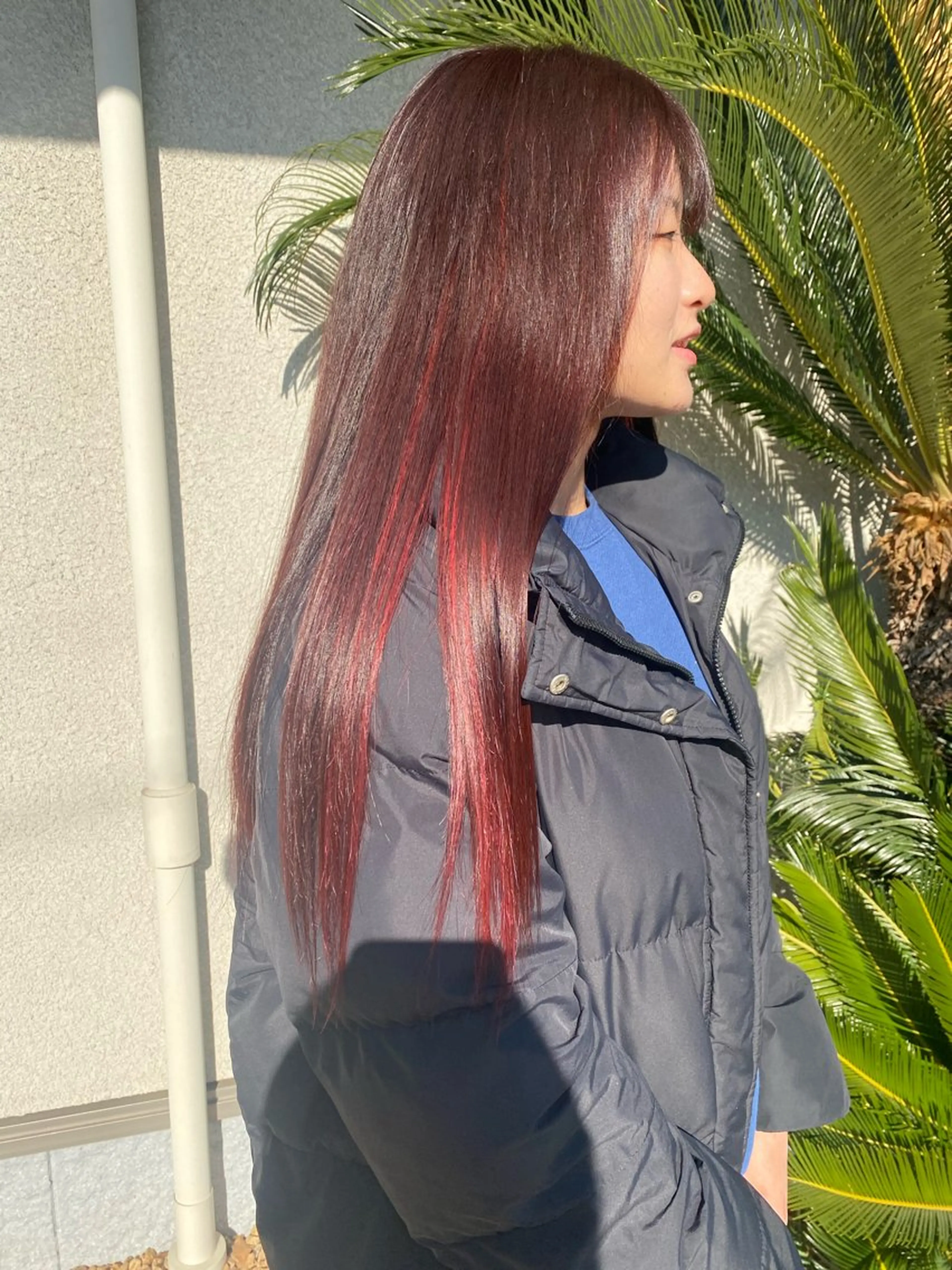 ロング カット ヘアカラー トリートメント 桑原 菜摘のヘアスタイル