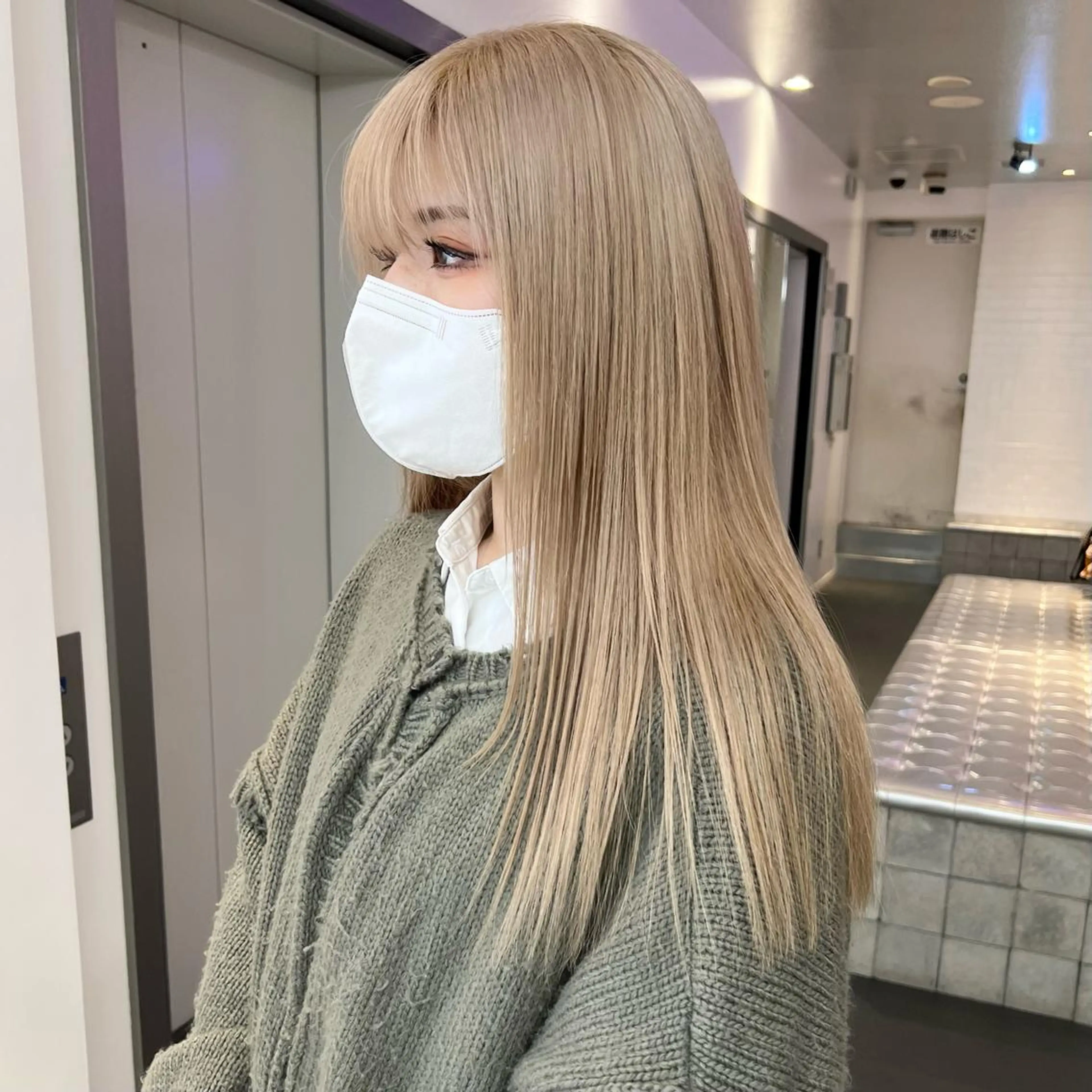 ショート カラー ヘアカラー トリートメント 🥃ベージュ/ ボブ🥃Yujiroのヘアスタイル