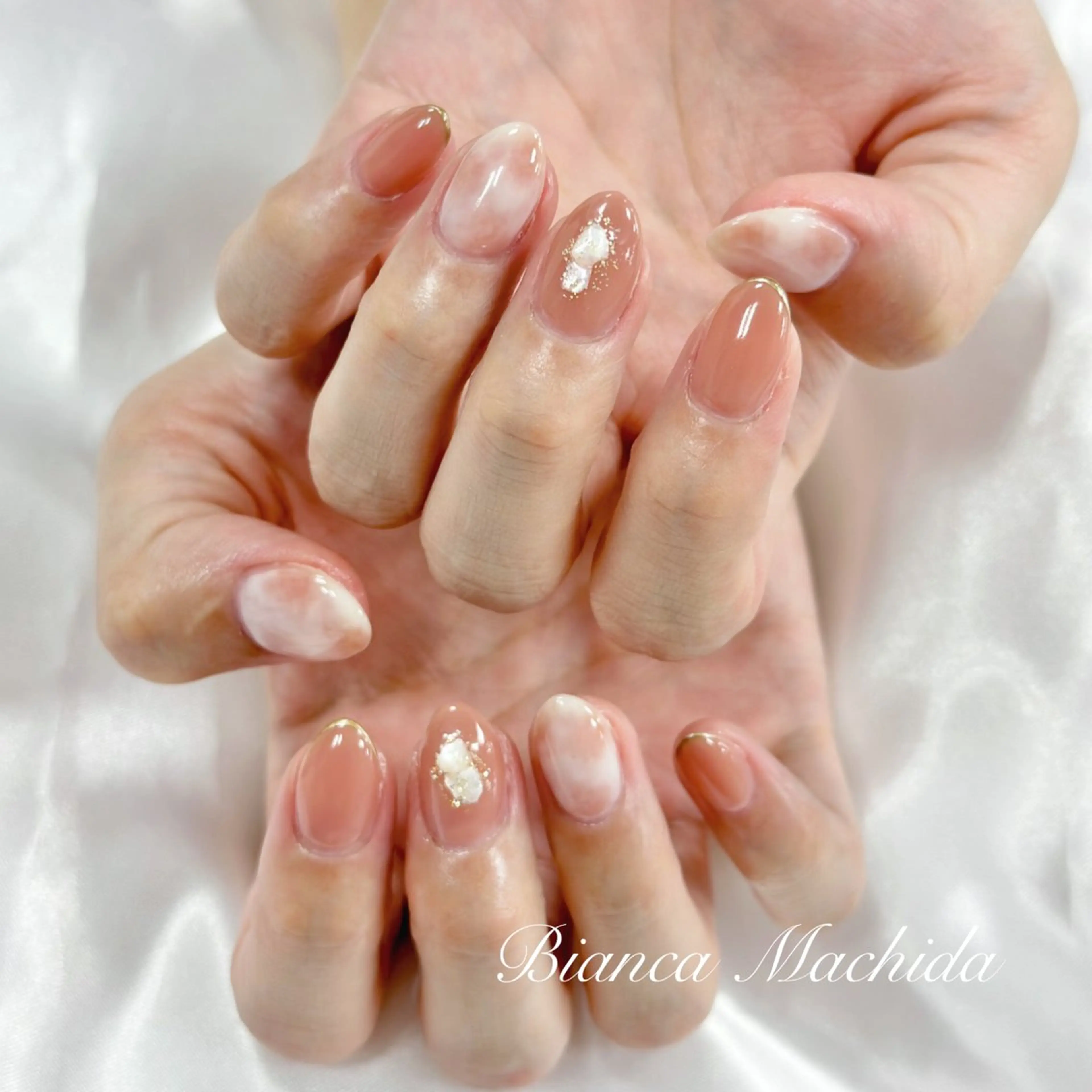 ネイル ハンドネイル Bianca👼🏻 OIKAWAのネイルデザイン