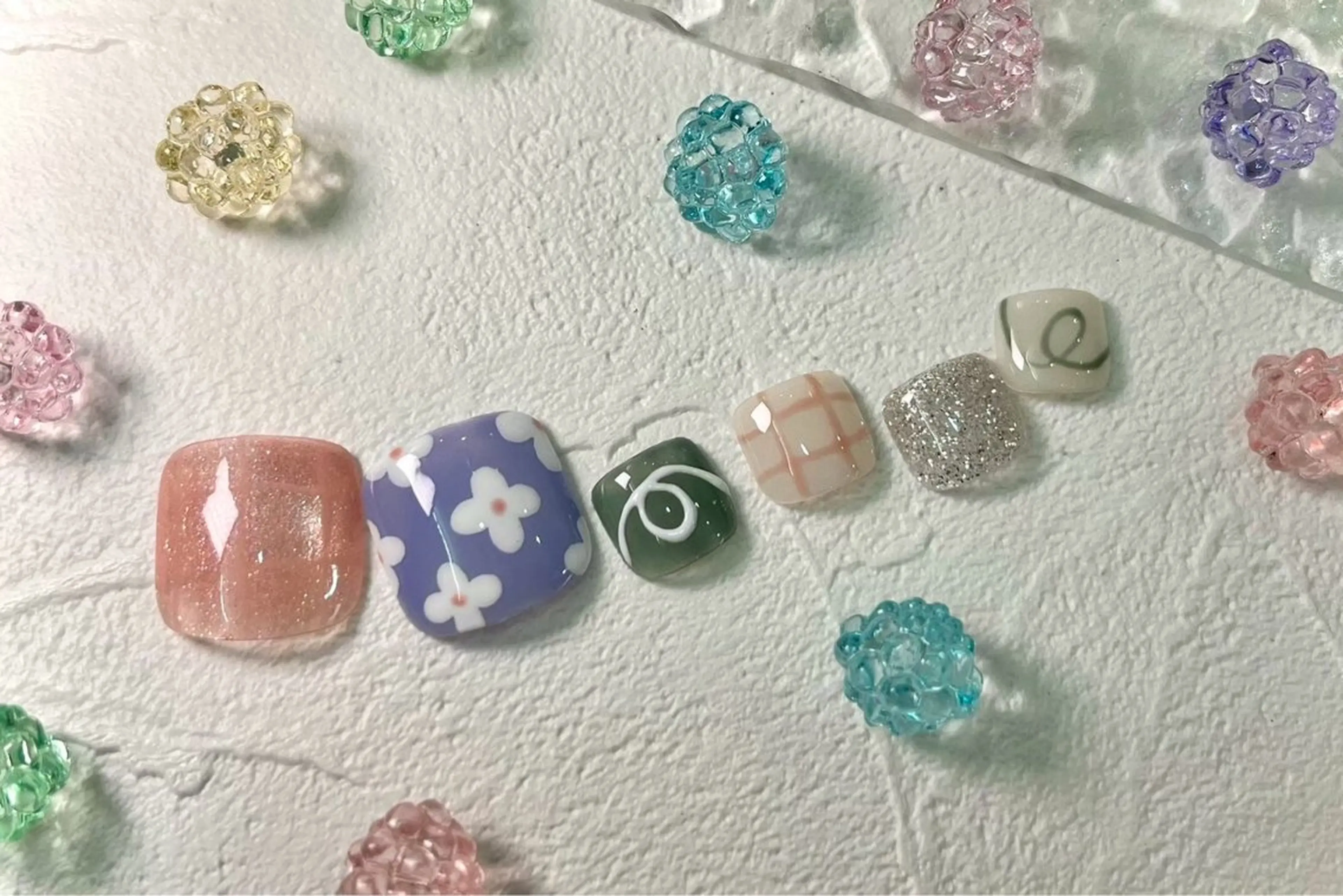 ネイル フットネイル nail salon quartettoのネイルデザイン