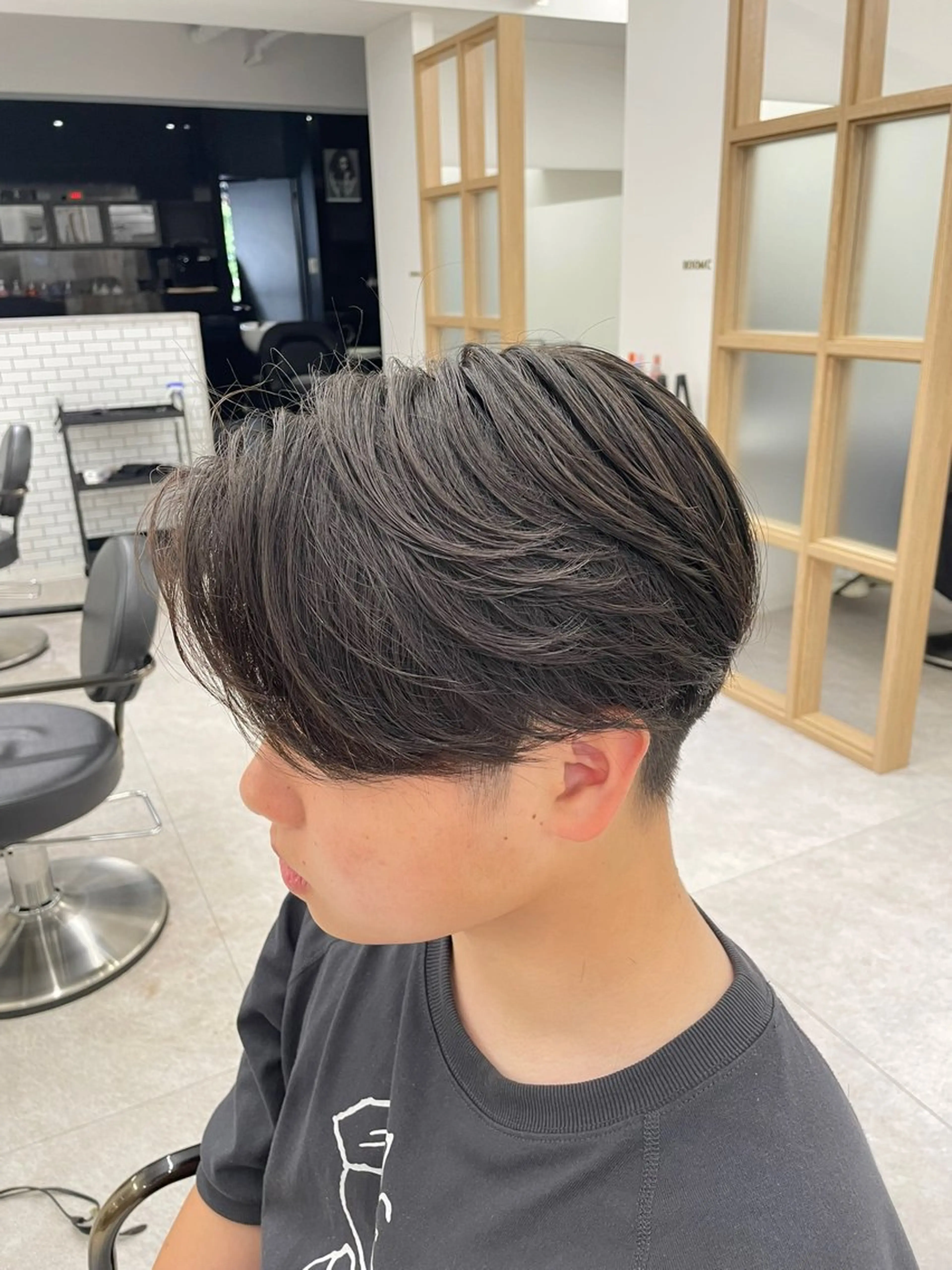 ミディアム パーマ メンズ ミディアムパーマ メンズパーマ ニュアンスパーマ カット パーマ メンズカット/パーマ /KAKERUのヘアスタイル