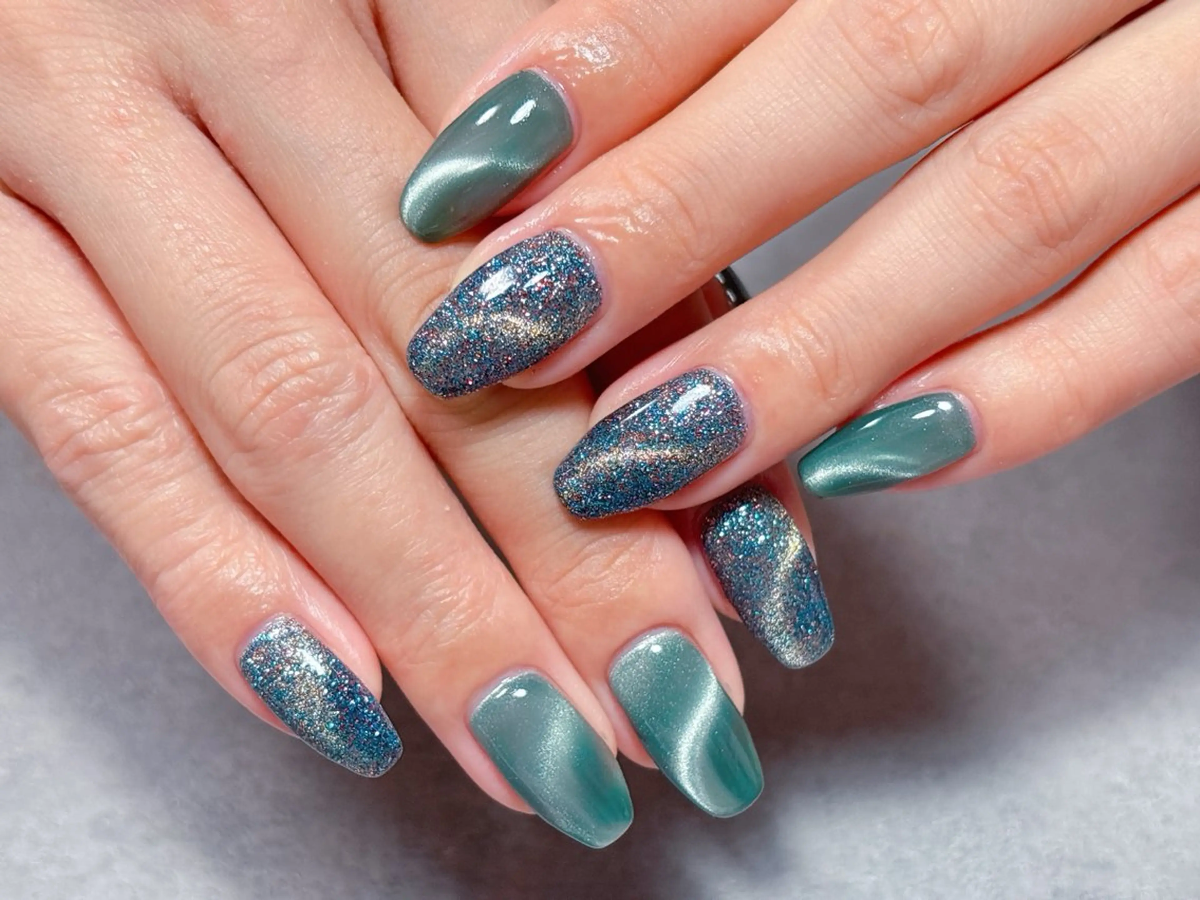 ネイル アートネイル ジェルネイル ハロウィン マグネットネイル パラジェル ハンドネイル ゆ か_Nails💫のネイルデザイン