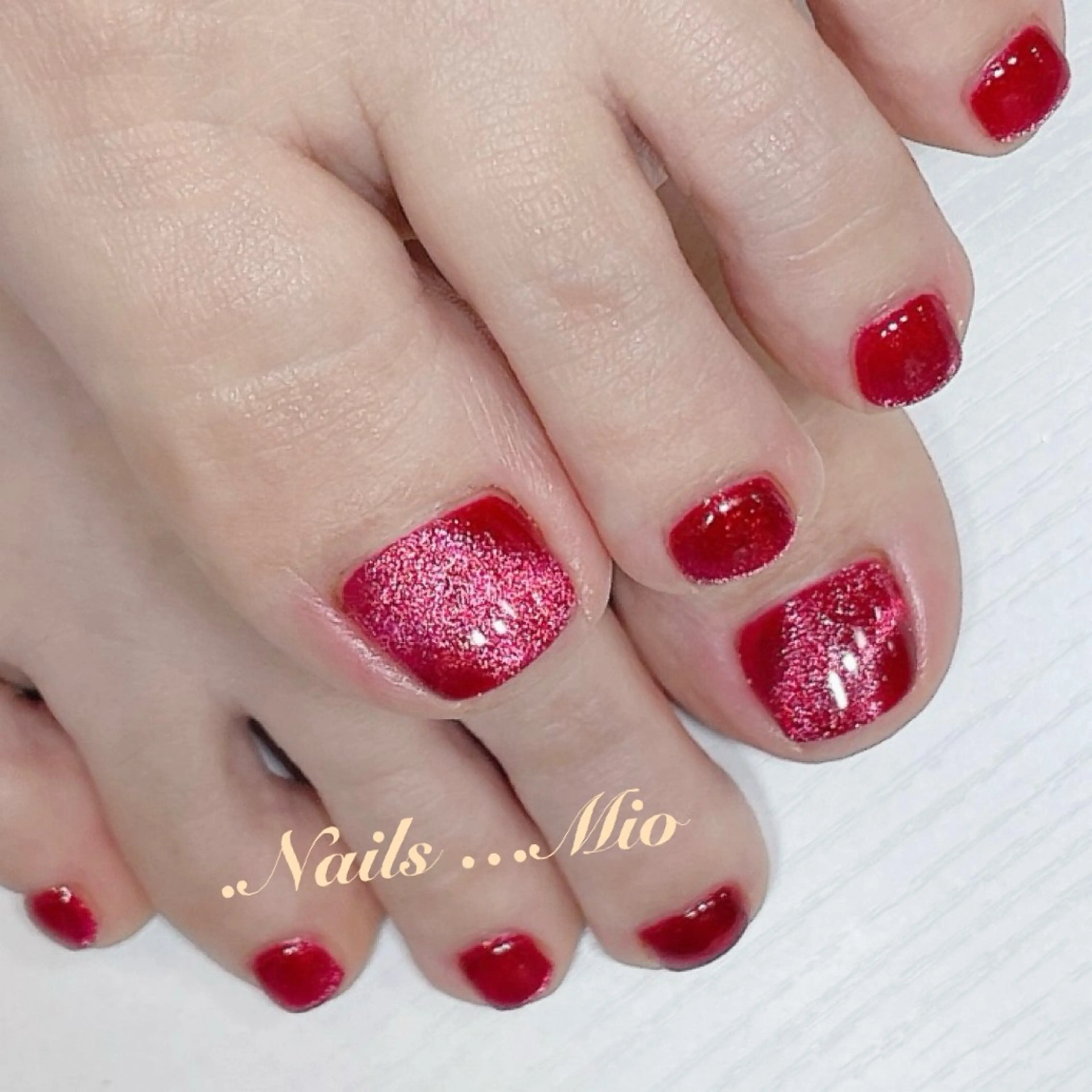 ネイル フットネイル ジェルネイル マグネットネイル .Nails Mio 赤羽西ネイルサロンのネイルデザイン