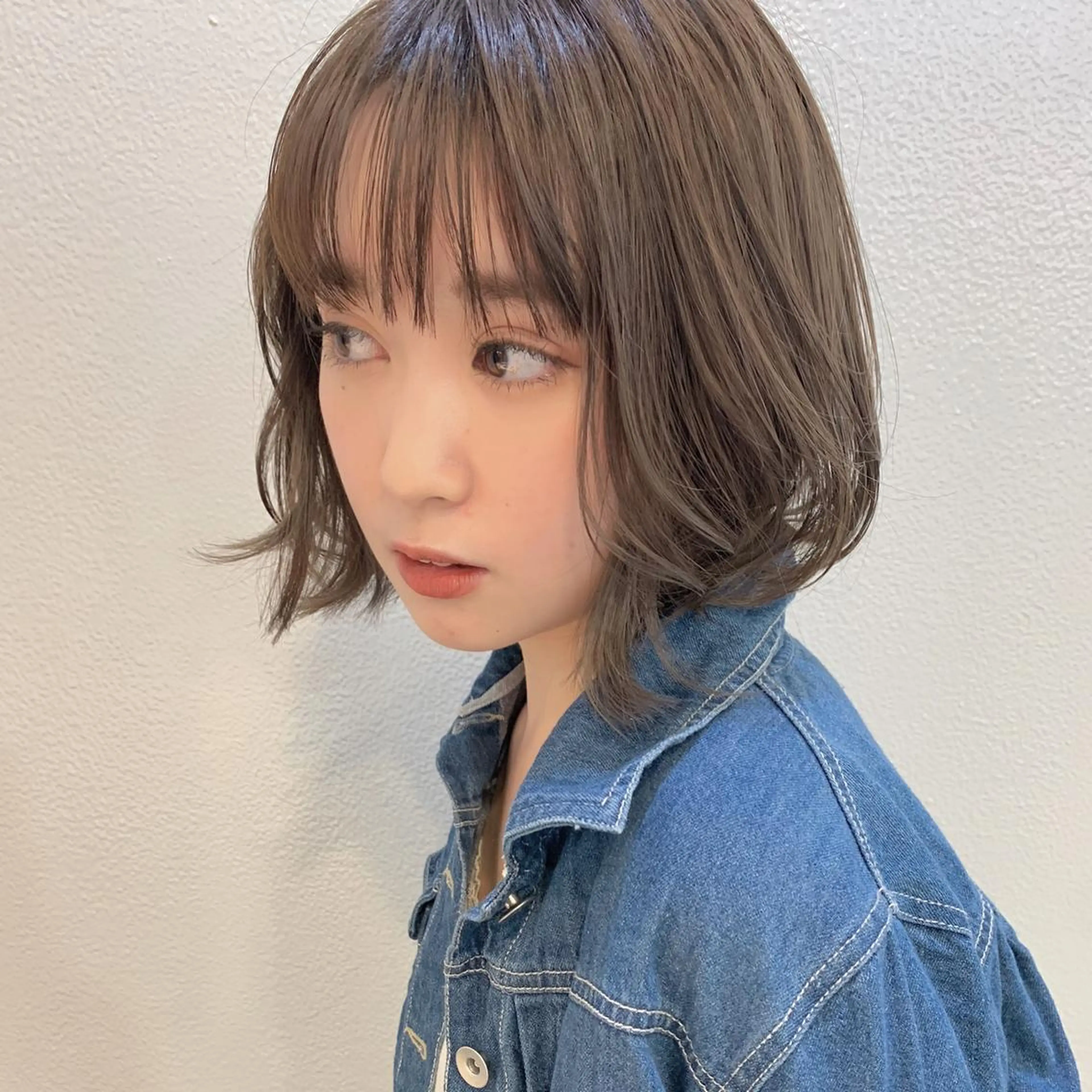 ミディアム ボブ くびれヘア 外ハネヘア 髪質改善カラー☆ ヘアアレンジmiyuのヘアスタイル