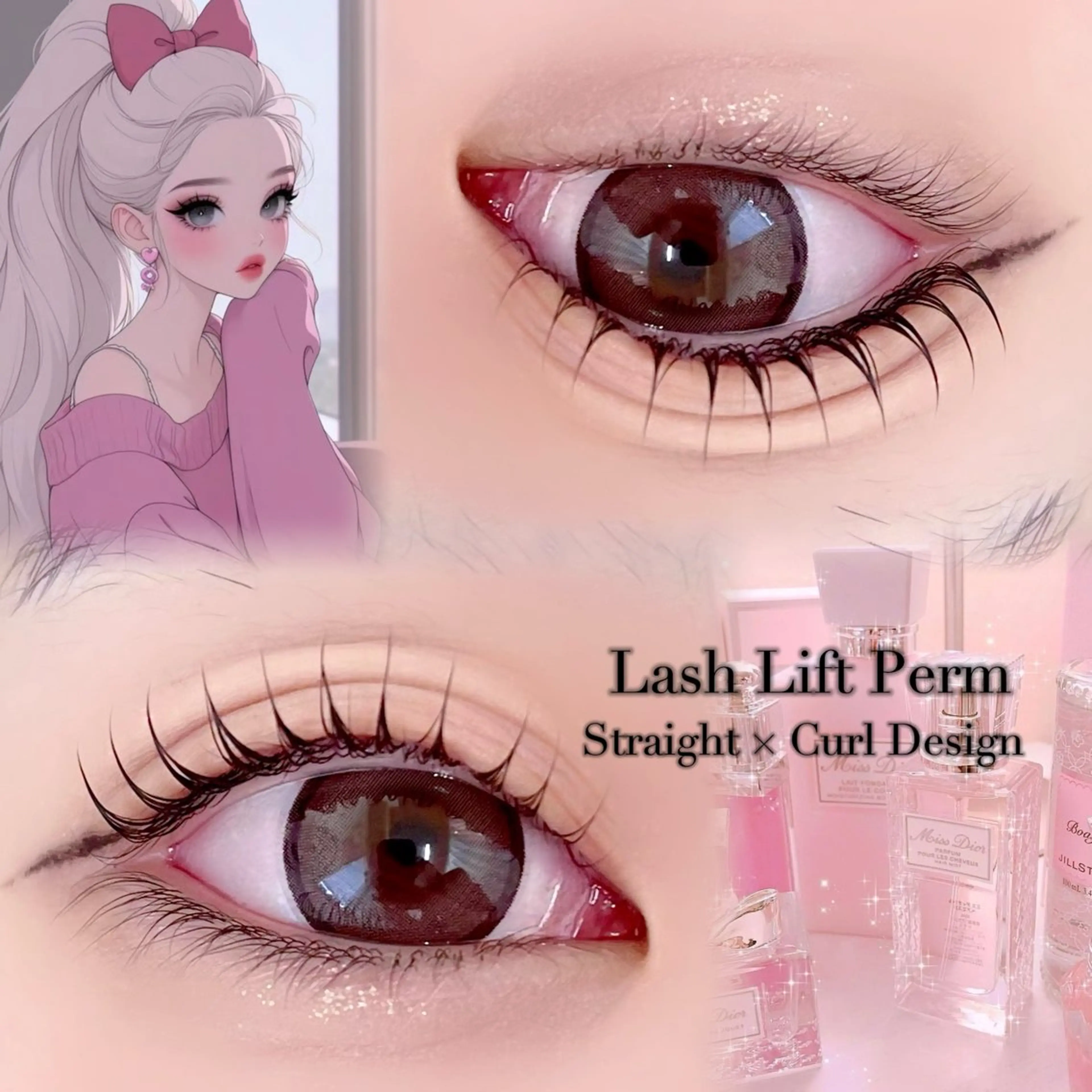 マツエク・マツパ 一重×まつ毛パーマ マツパ Rebecca所属・🌙Rebecca ERINA🐈‍⬛のマツエク・マツパデザイン