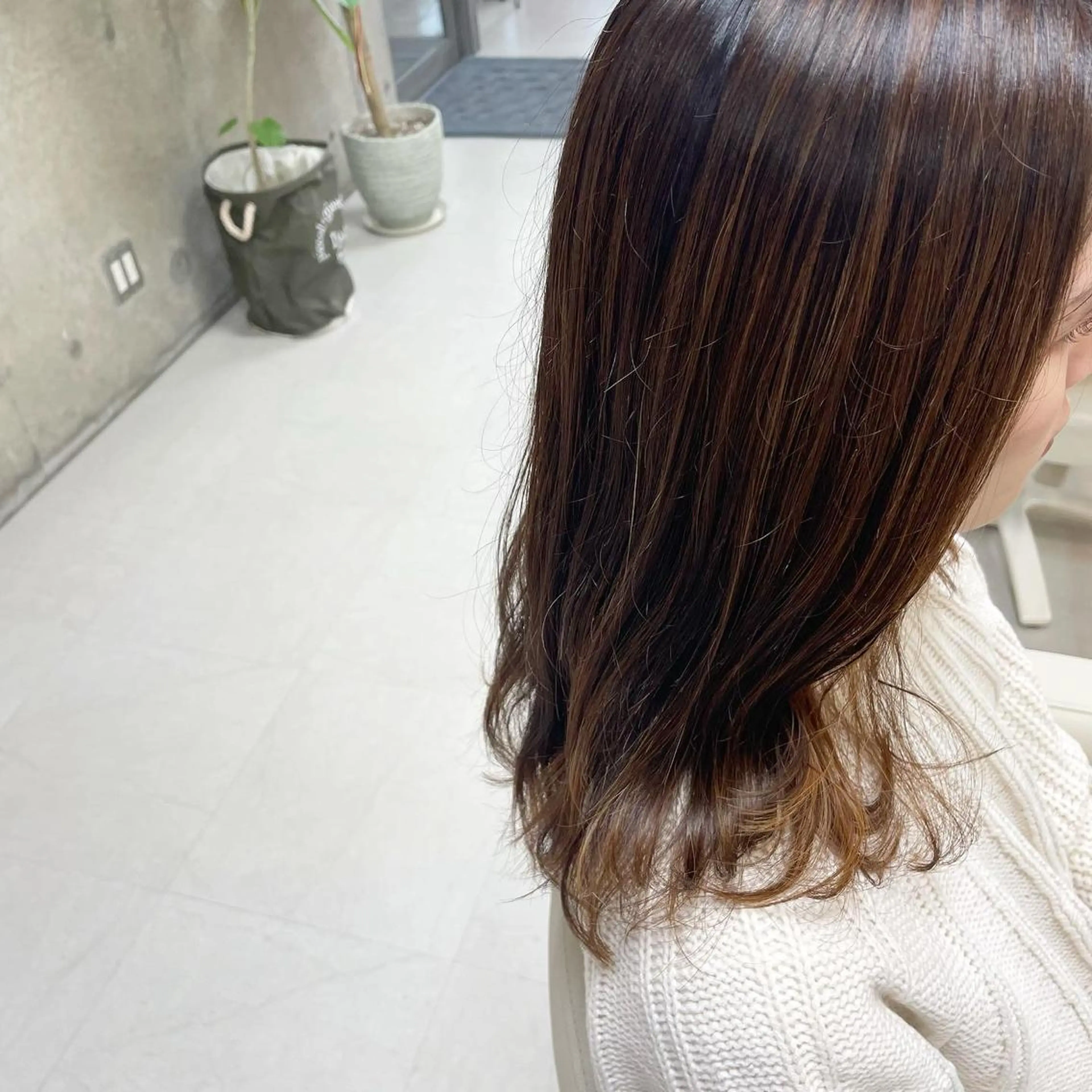 セミロング カラー ヘアカラー Lemupu所属・坂本 沙也加のヘアスタイル