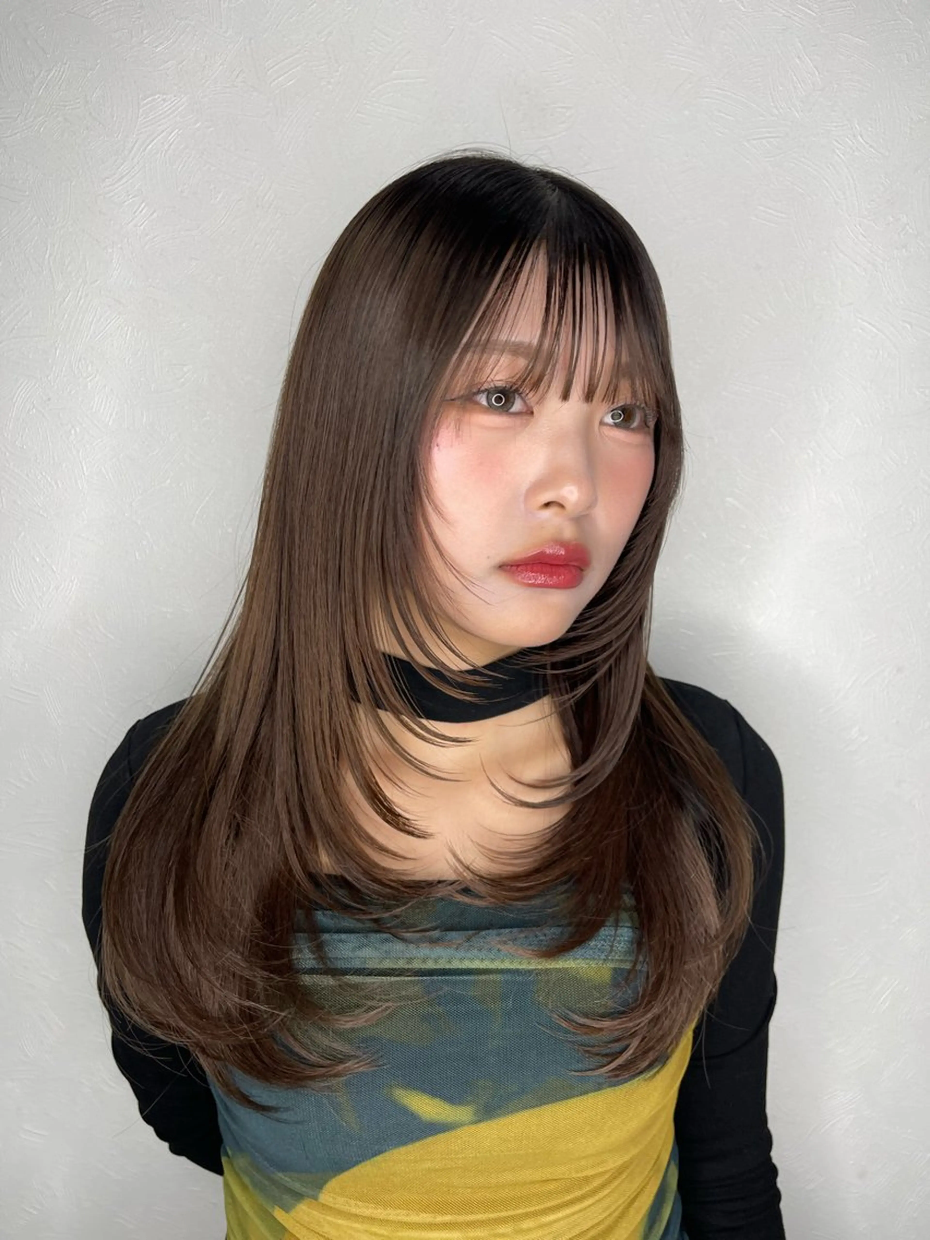 ロング カット ヘアカラー トリートメント 剣持友希/高崎 /ディレクターのヘアスタイル