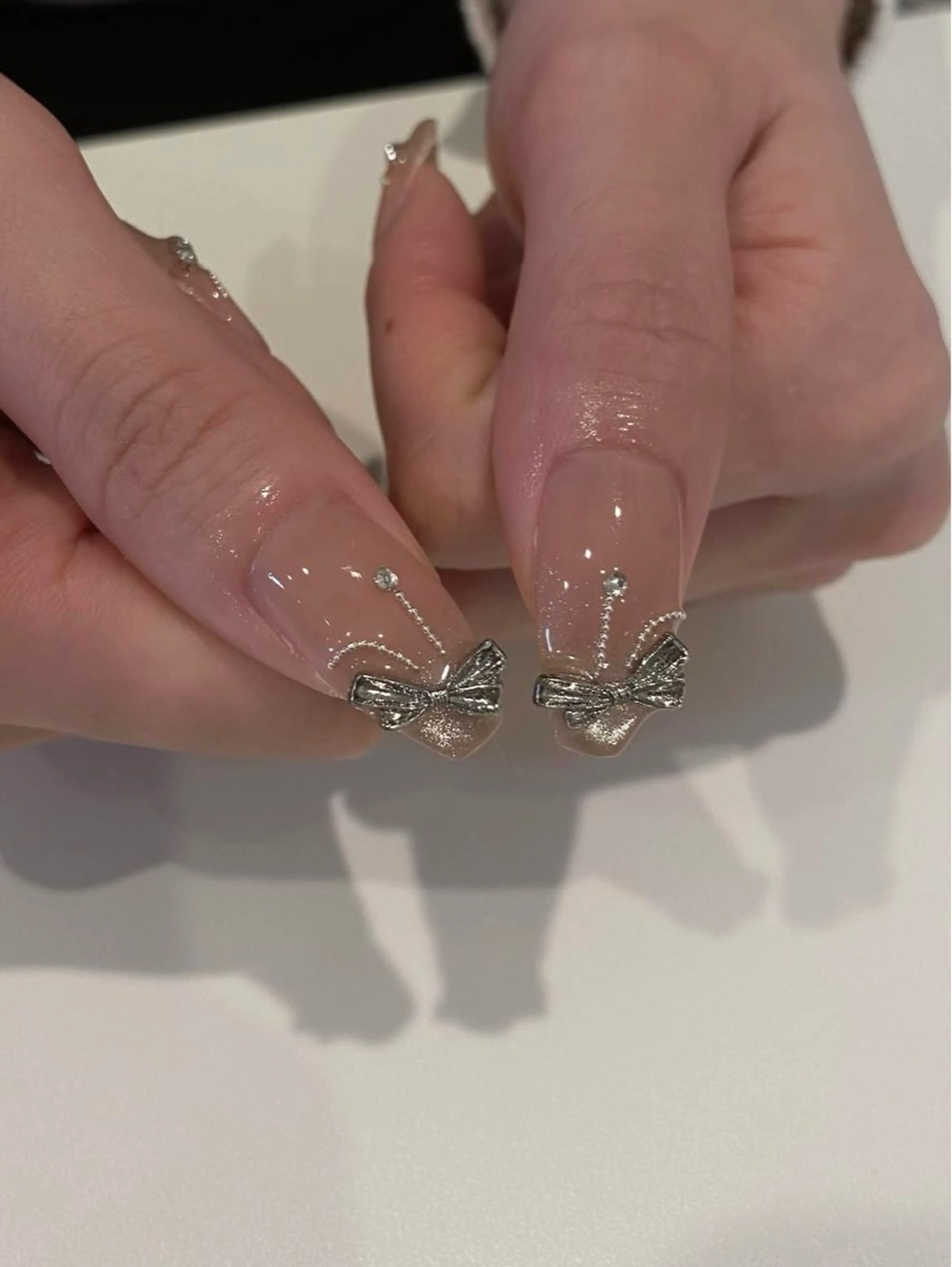 ネイル 韓国ネイル 持ち込み ニュアンスネイル ネイルチップ ハンドネイル JENNY ANA.CHUOのネイルデザイン