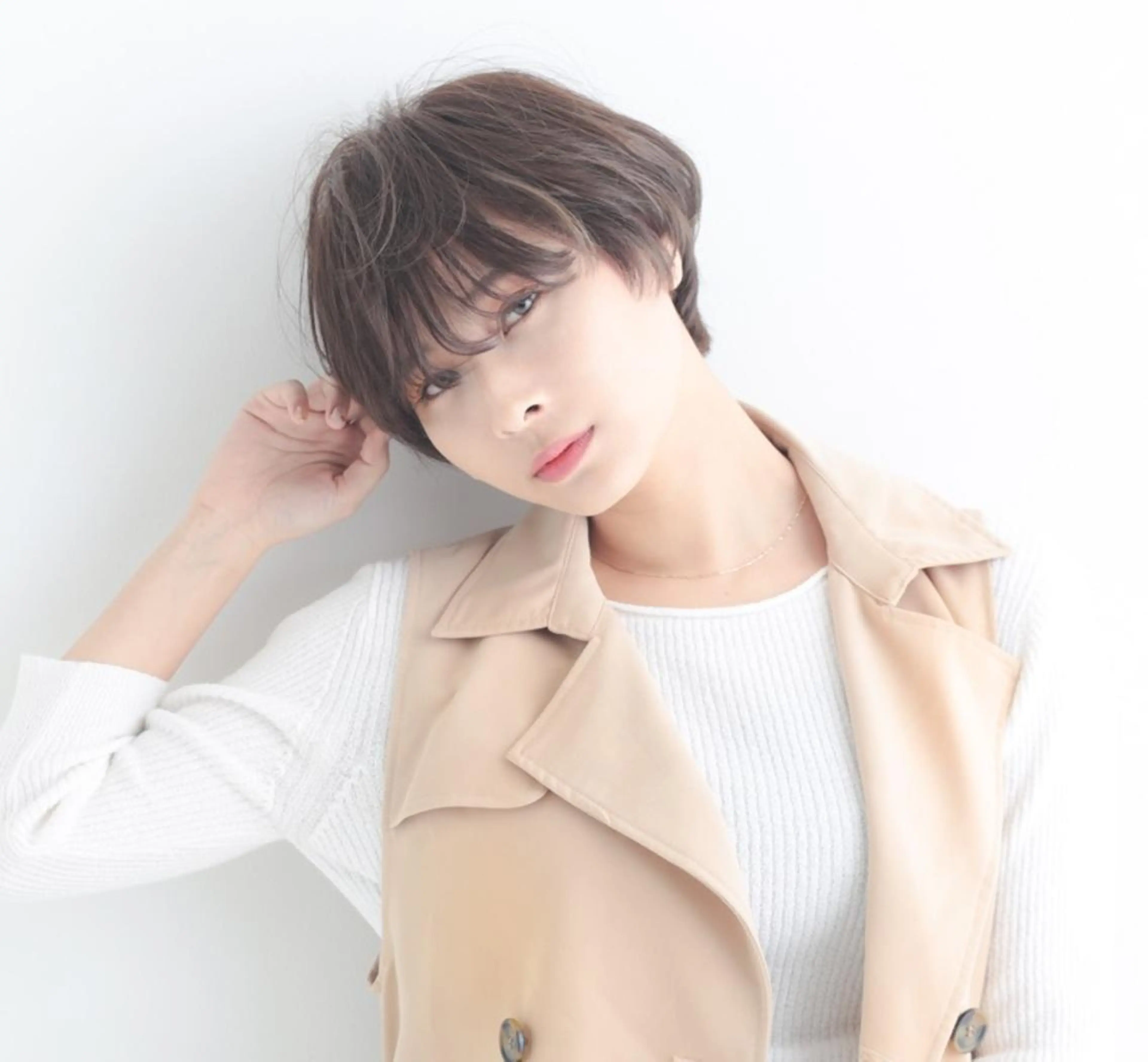 ショート カット ヘアカラー トリートメント Ash 店長 木村 和人のヘアスタイル