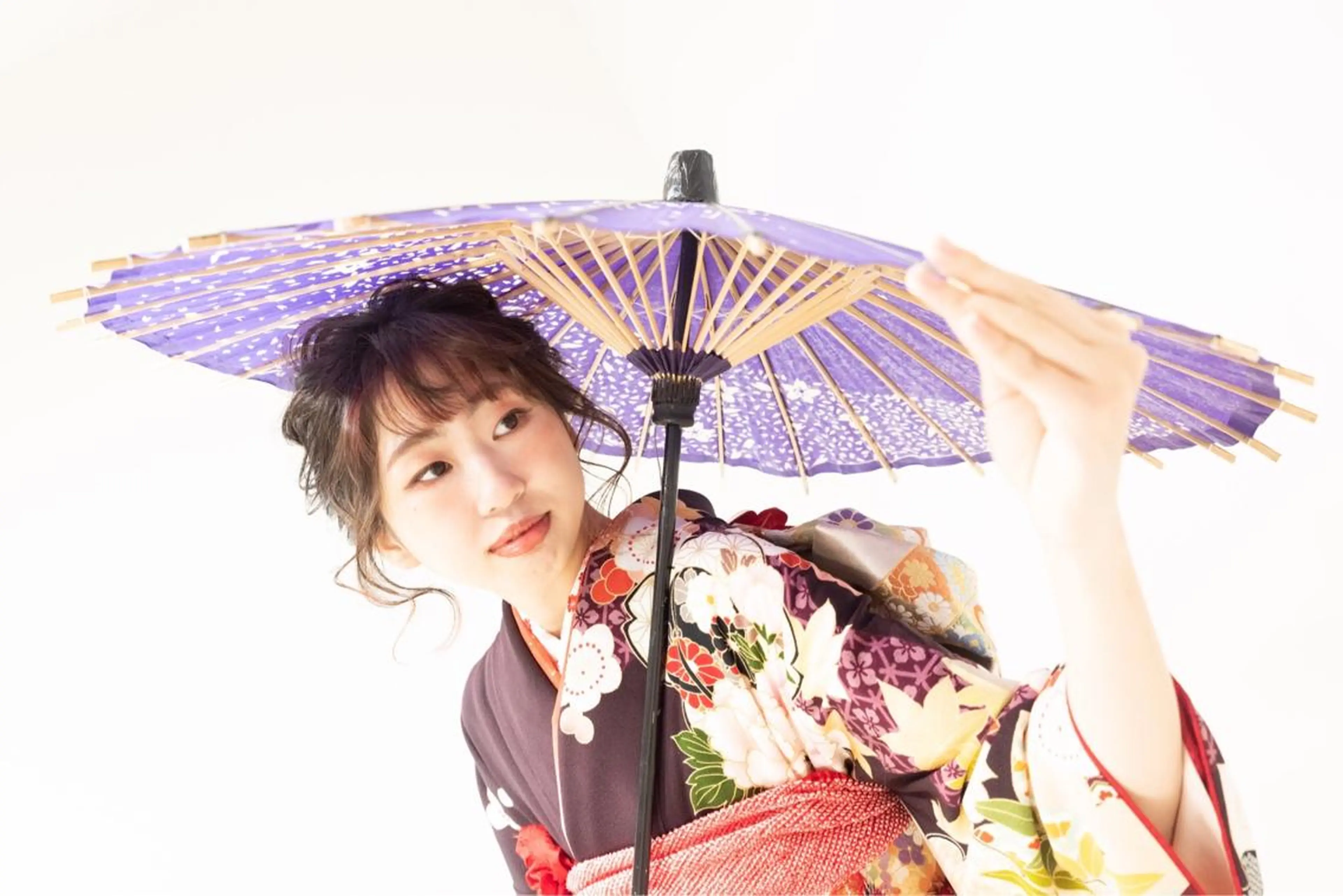 カラー ヘアアレンジ マツエク・マツパ 成人式 成人式 野咲き 美容室のマツエク・マツパデザイン