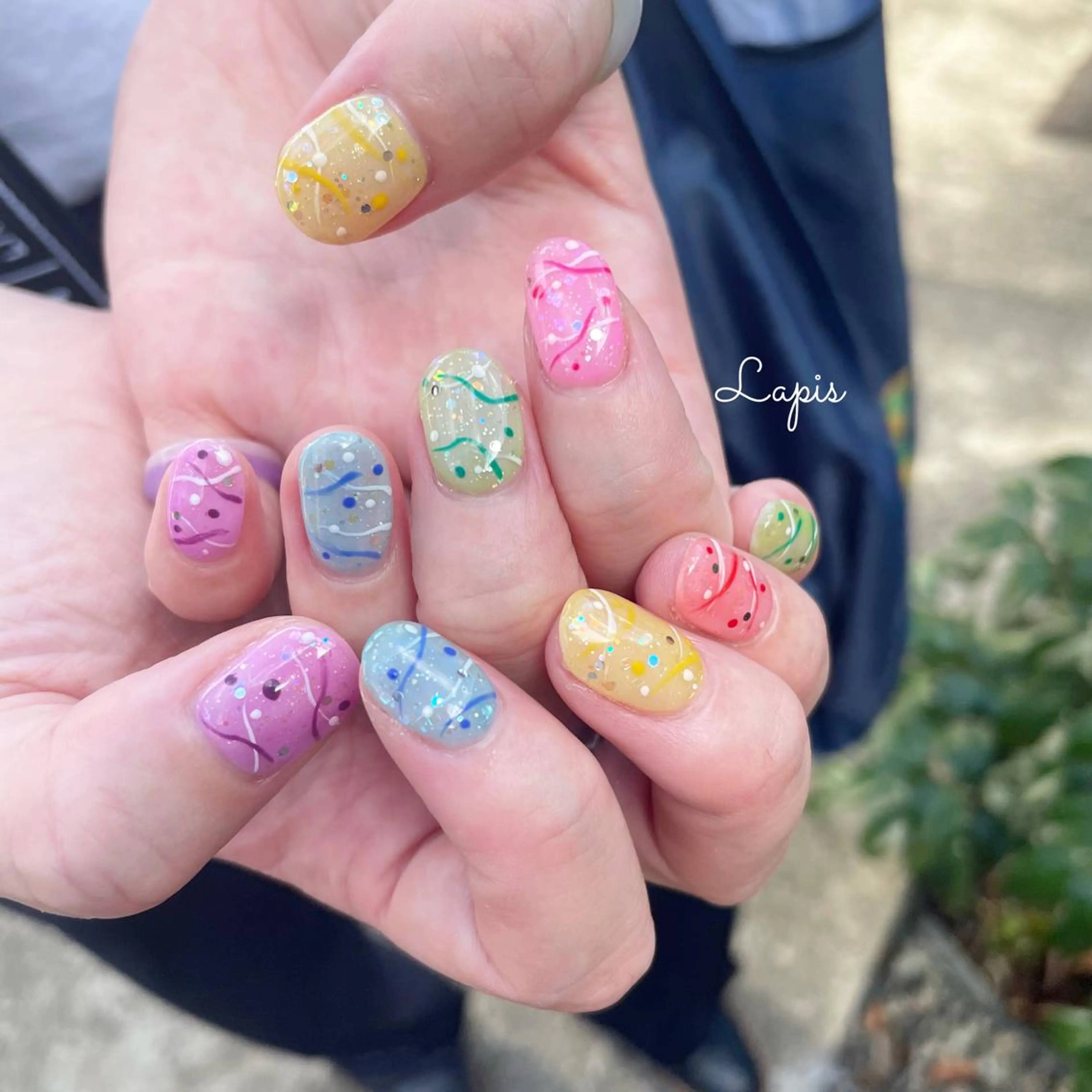 ネイル ハンドネイル Lapis *のネイルデザイン