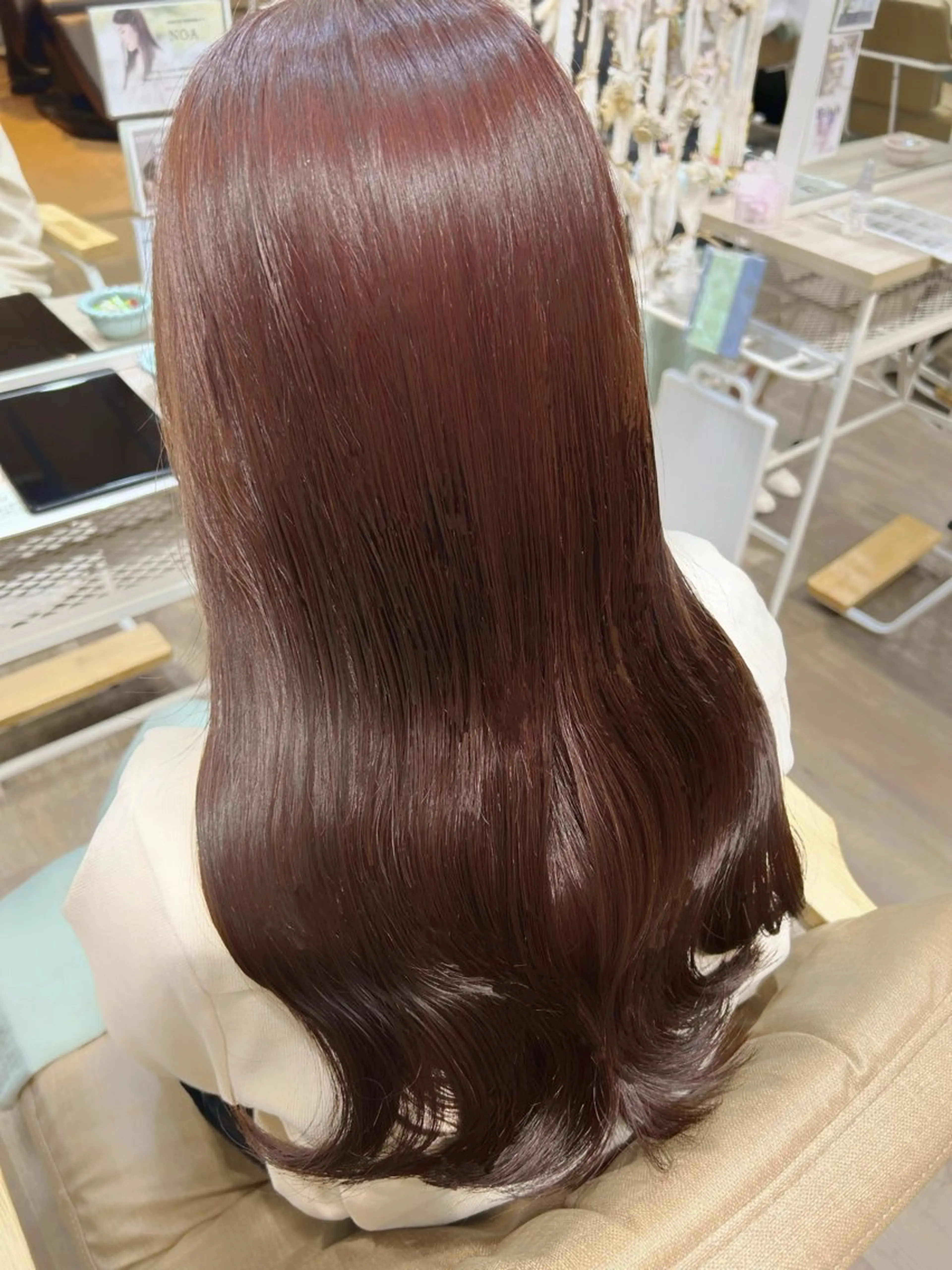 ロング カラー カット ヘアカラー トリートメント ブラウンカラー 🫧tomoka🫧のヘアスタイル