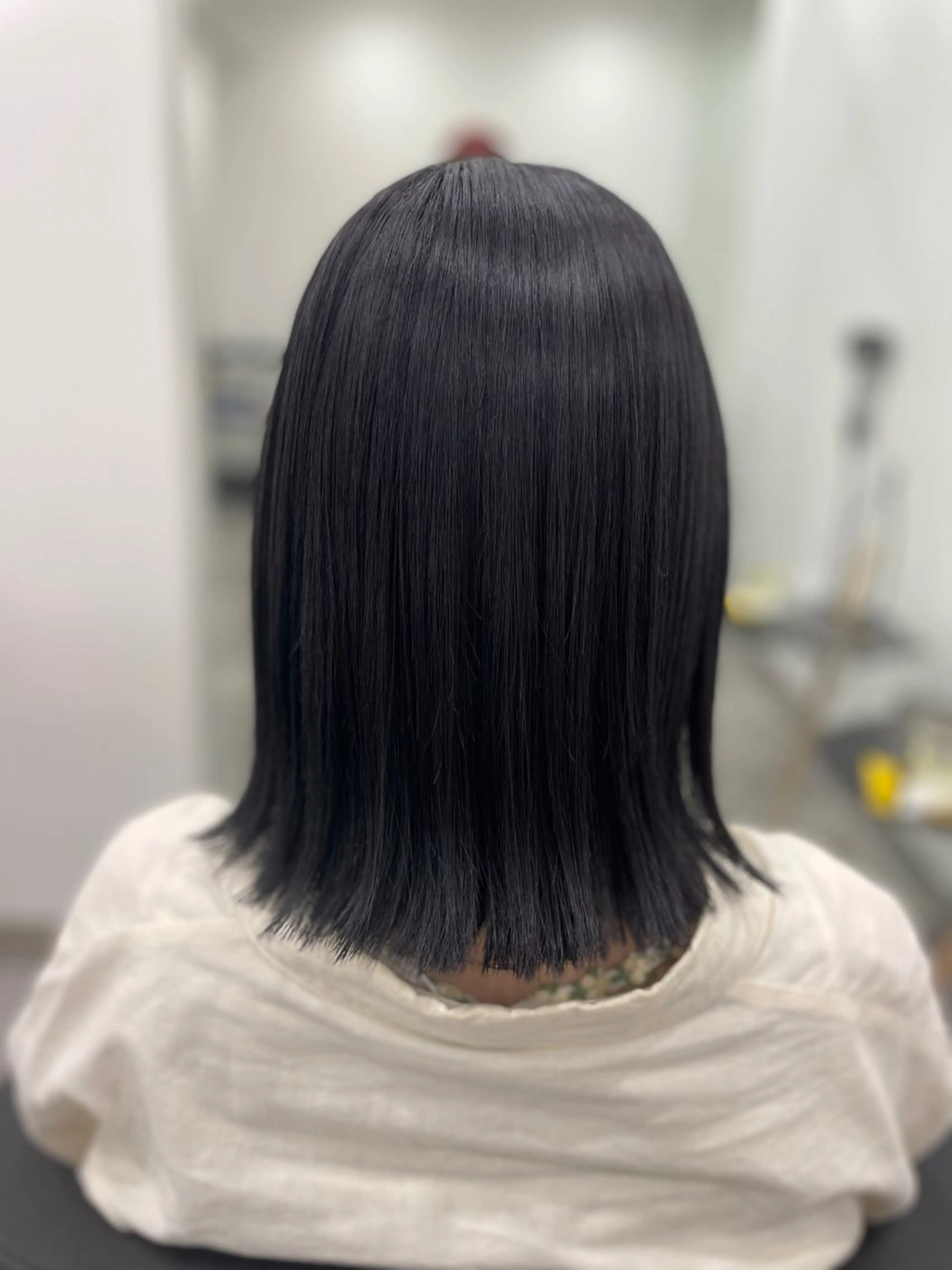 ミディアム カラー ヘアアレンジ ブリーチ ケアブリーチ ボブ 韓国風ヘア レイヤーカット カット ヘアカラー トリートメント 💝似合わせカット& カラーＵｒｕｎａ💝のヘアスタイル