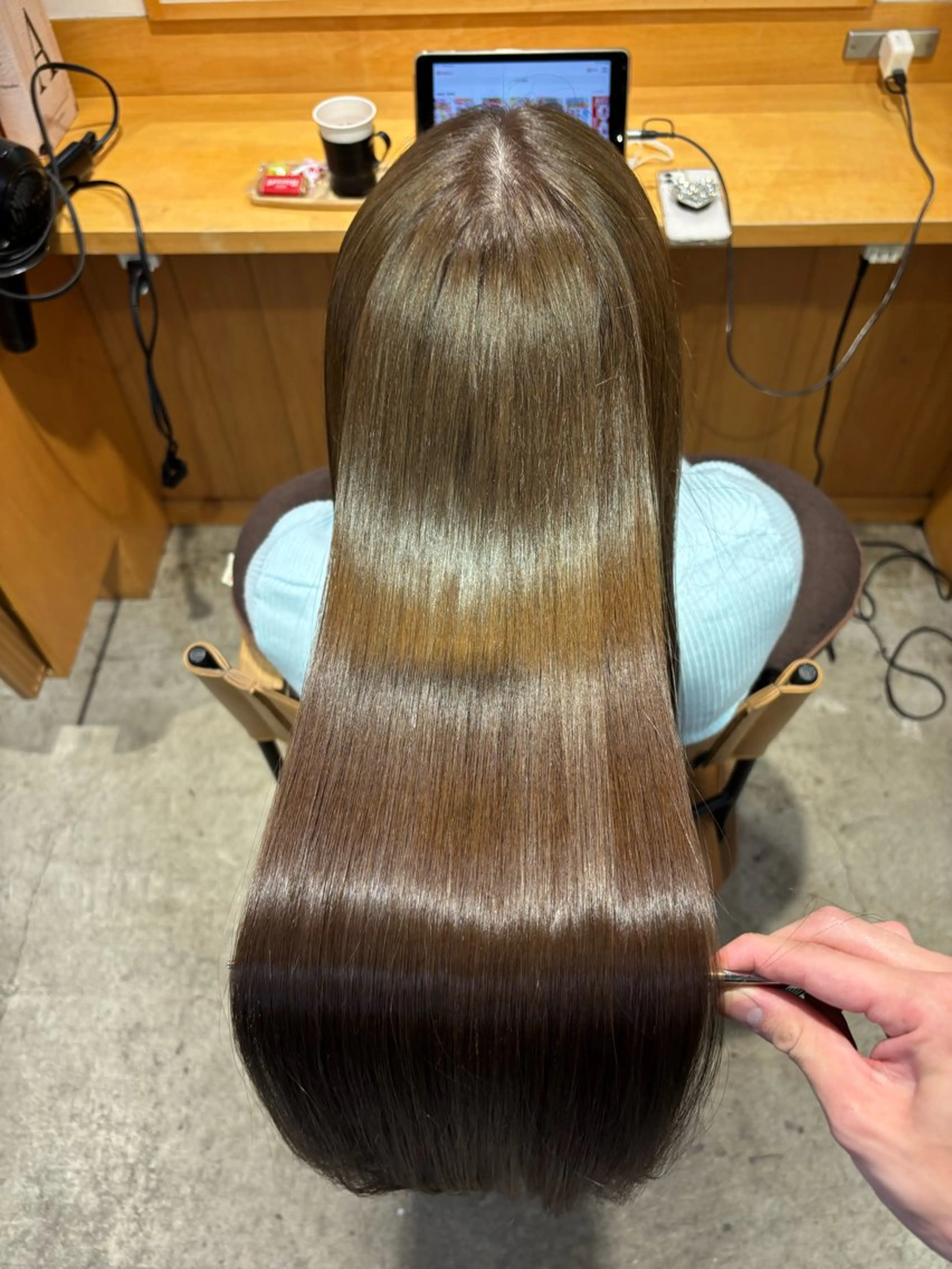ロング カット ヘアカラー トリートメント [Amphi Tokyo]宮原のヘアスタイル