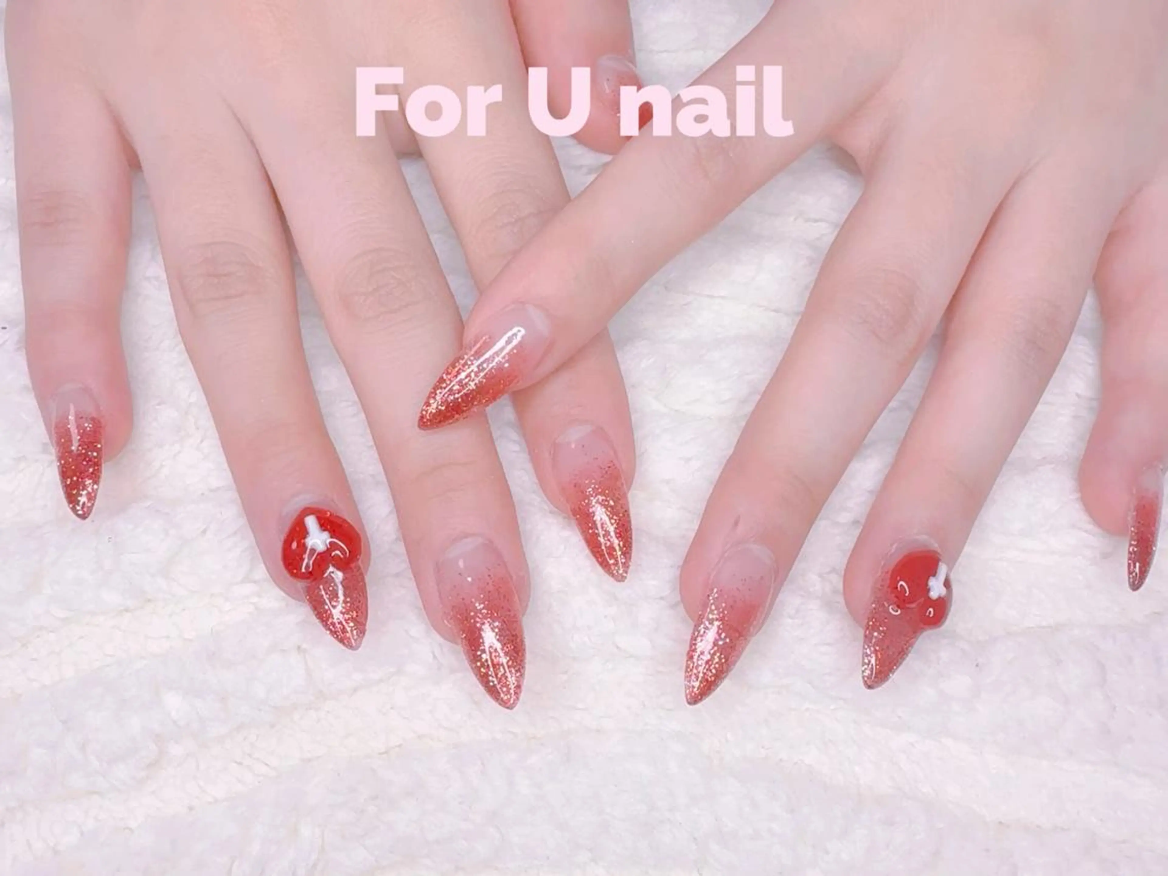 ネイル 成人式 韓国ネイル オフィスネイル ハンドネイル ハンドケア For U nail スカルプ専門店のネイルデザイン