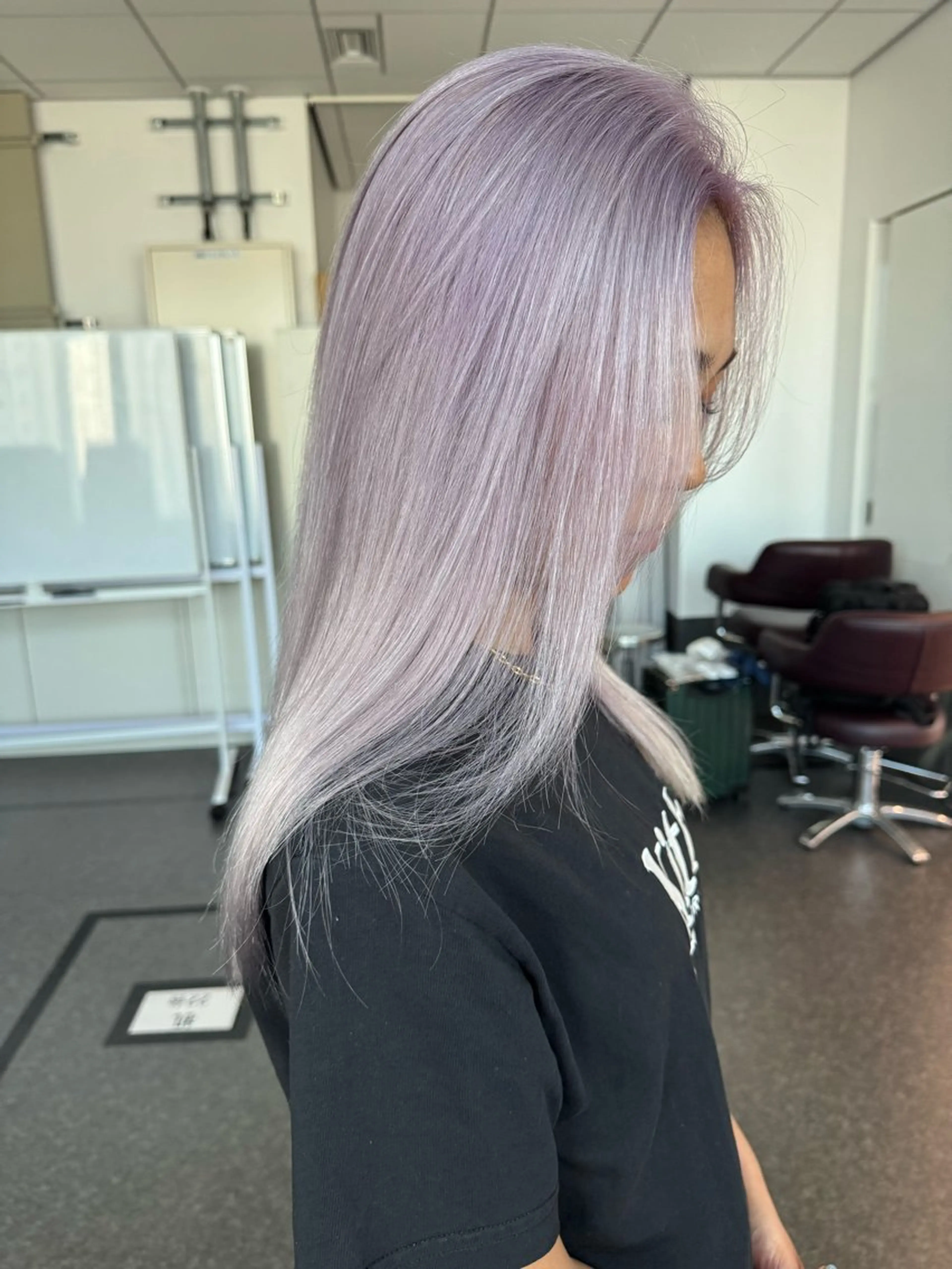 セミロング 髪質改善/透明感艶 カラー/💎まな💎のヘアスタイル