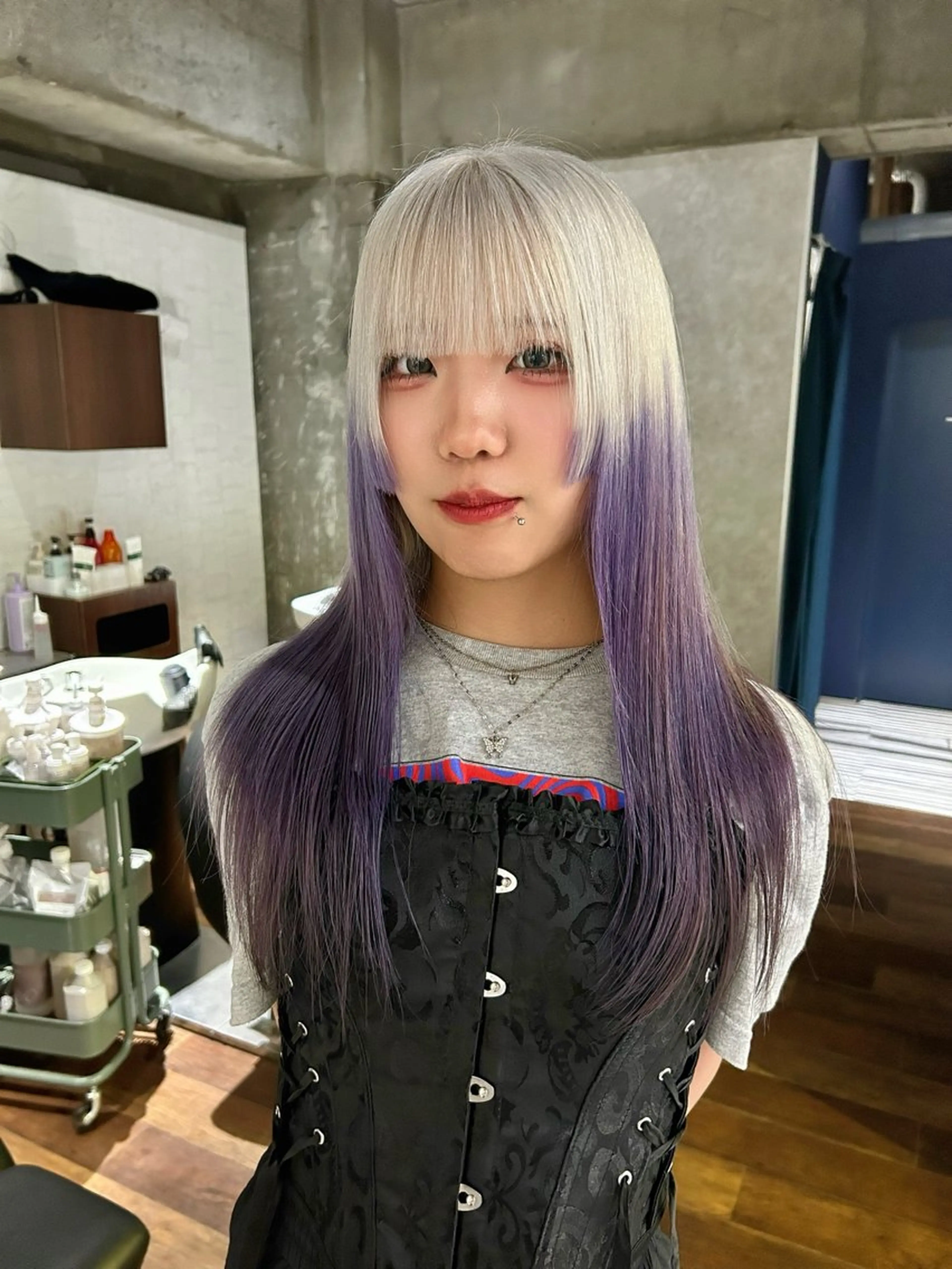 ロング カラー ナチュラル・ハイトー ン🏆HINOKIのヘアスタイル